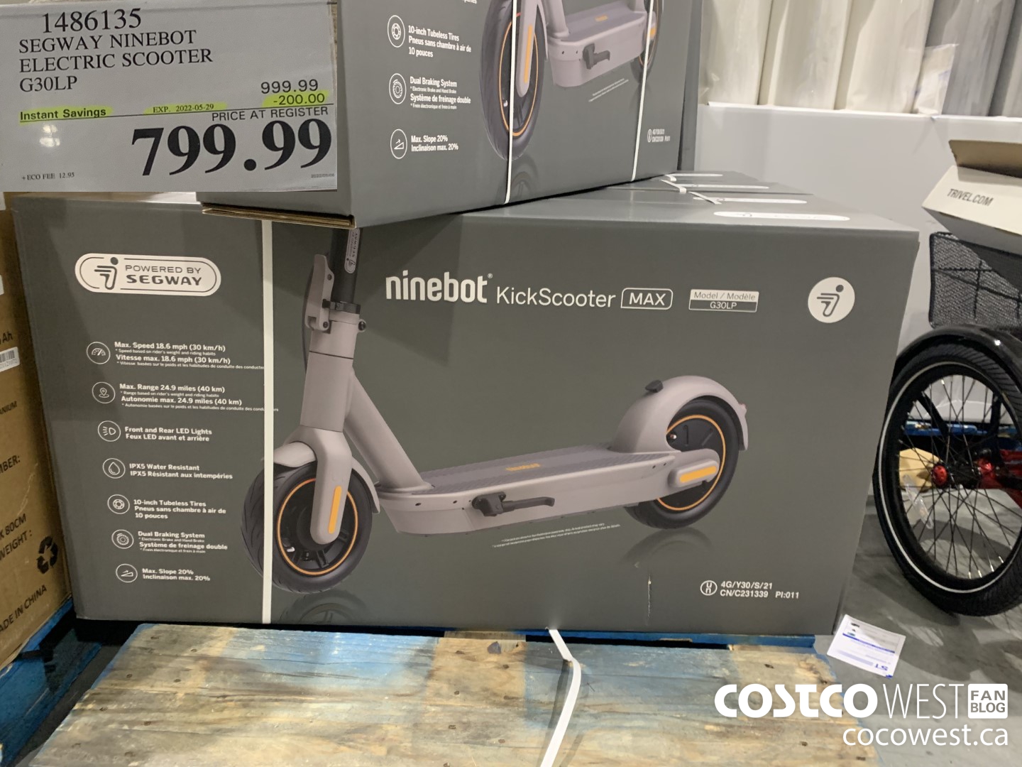 Electric scooter best sale costco canada