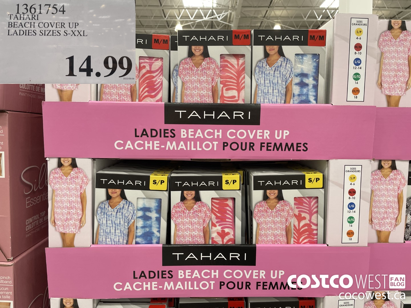 1361754 TAHARI BEACH COVER UP LADIES SIZES S-XXL $14.99