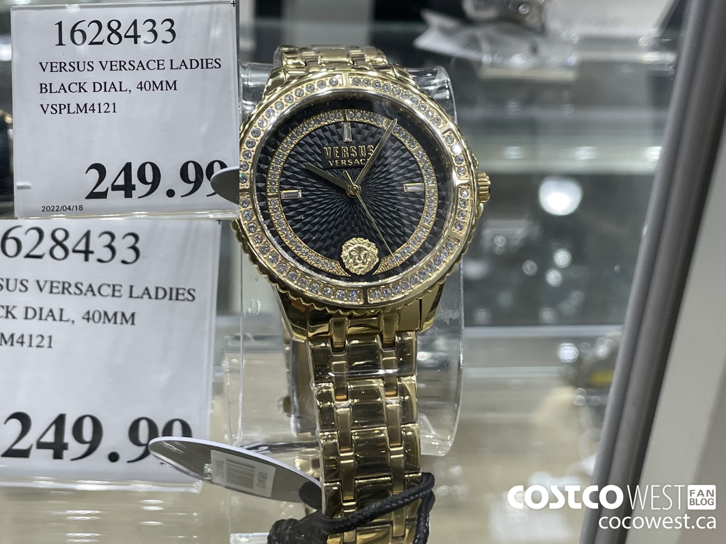 Versace men's watch on sale costco