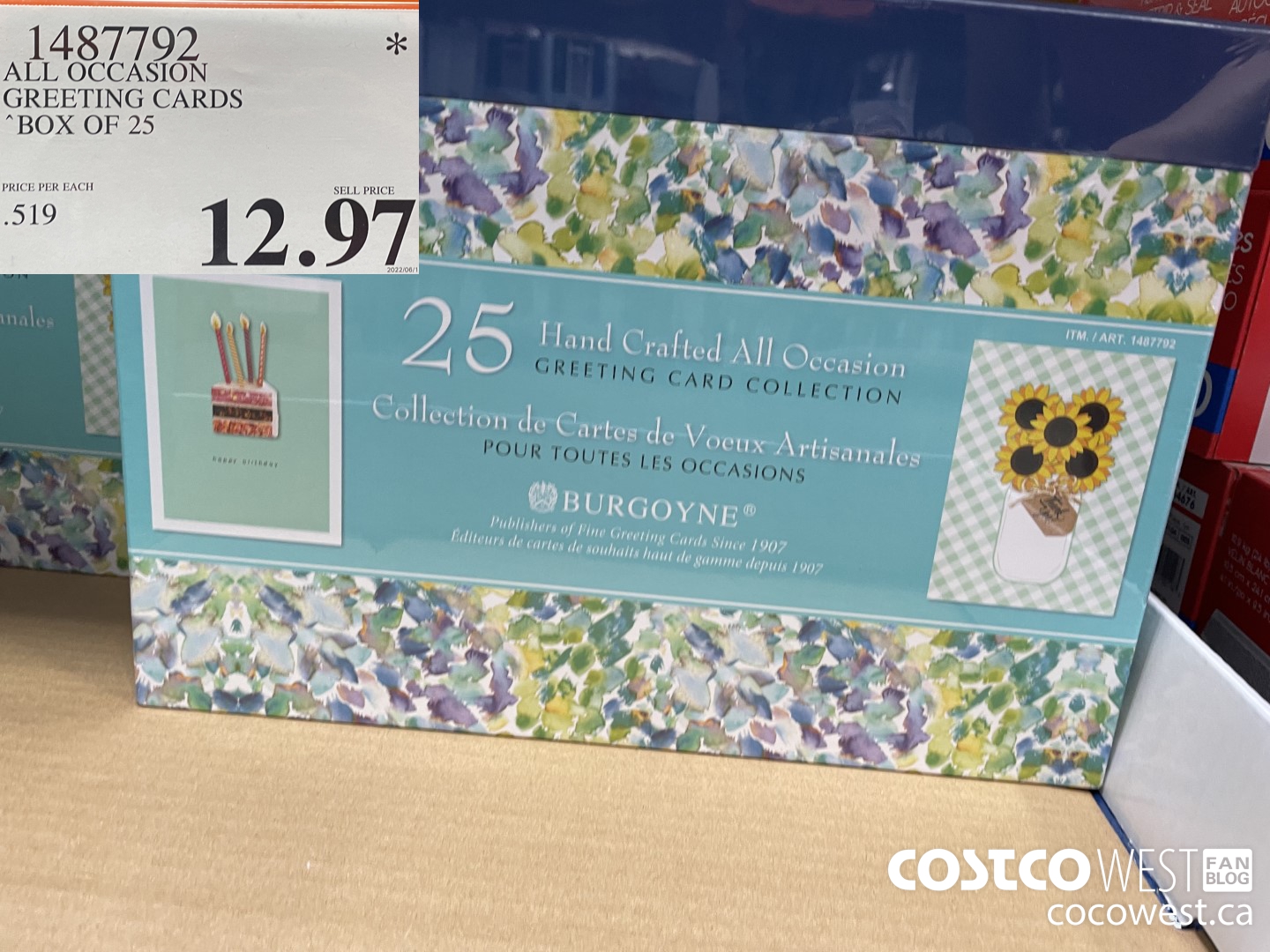 1487792 ALL OCCASION GREETING CARDS BOX OF 25 $12.97