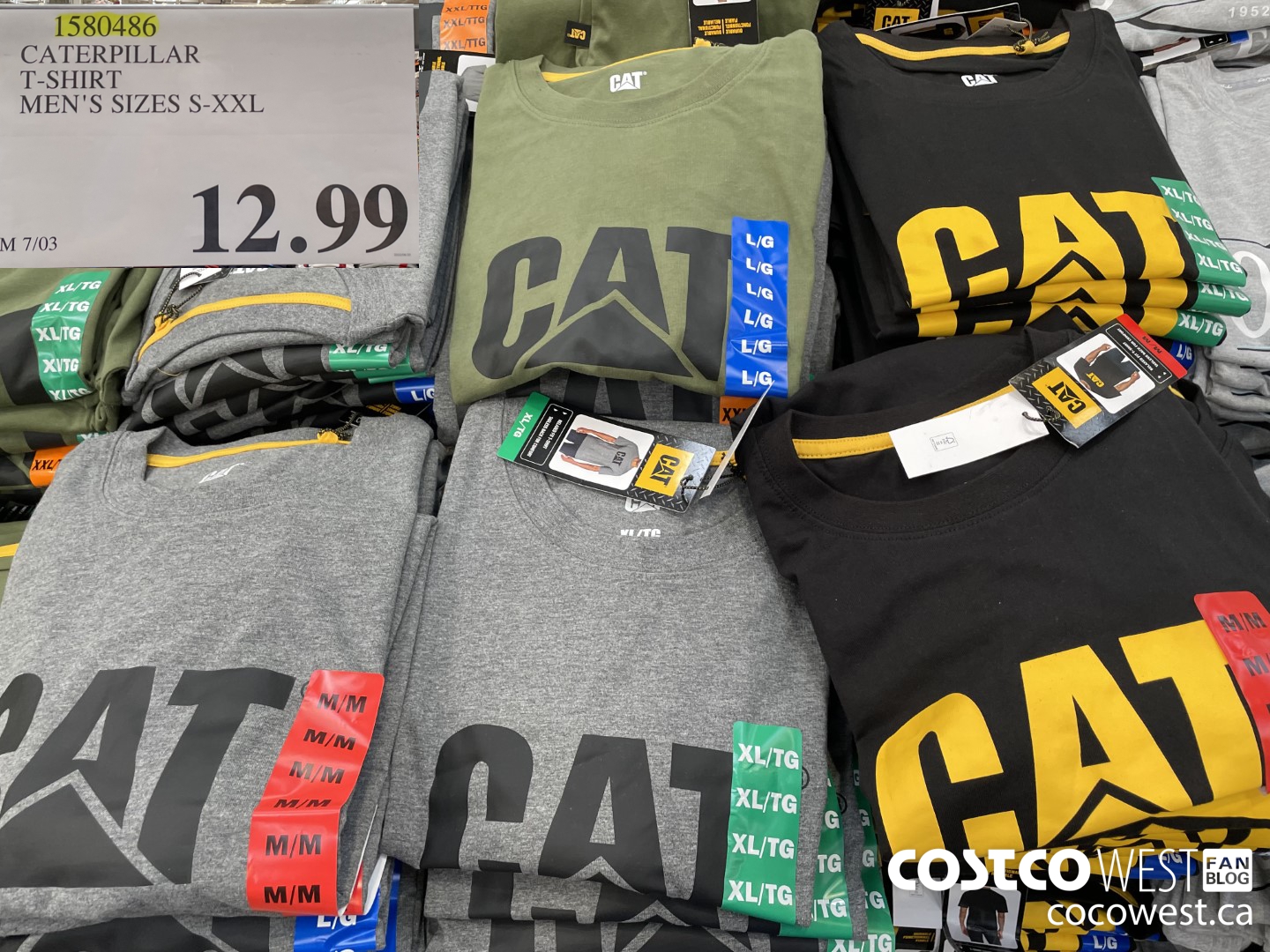 1580486 CATERPILLAR T-SHIRT MEN'S SIZES S-XXL $12.99