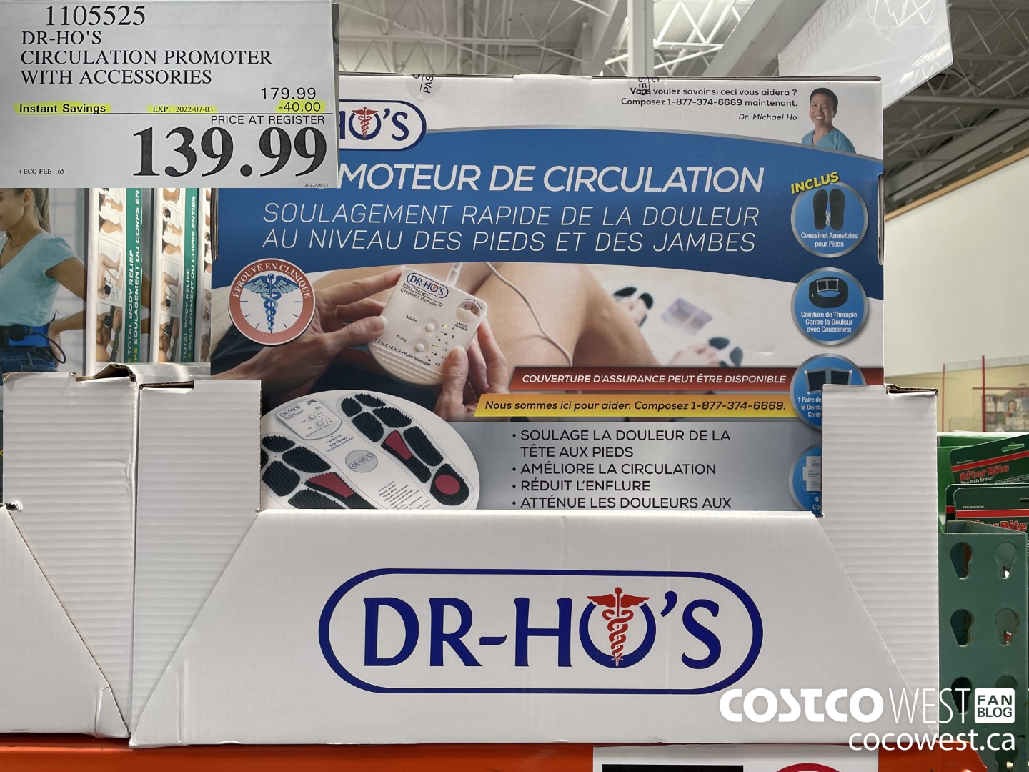 1105525 DR-HO'S CIRCULATION PROMOTER WITH ACCESSORIES ($40.00 INSTANT SAVINGS EXPIRES ON 2022-07-03) $139.99
