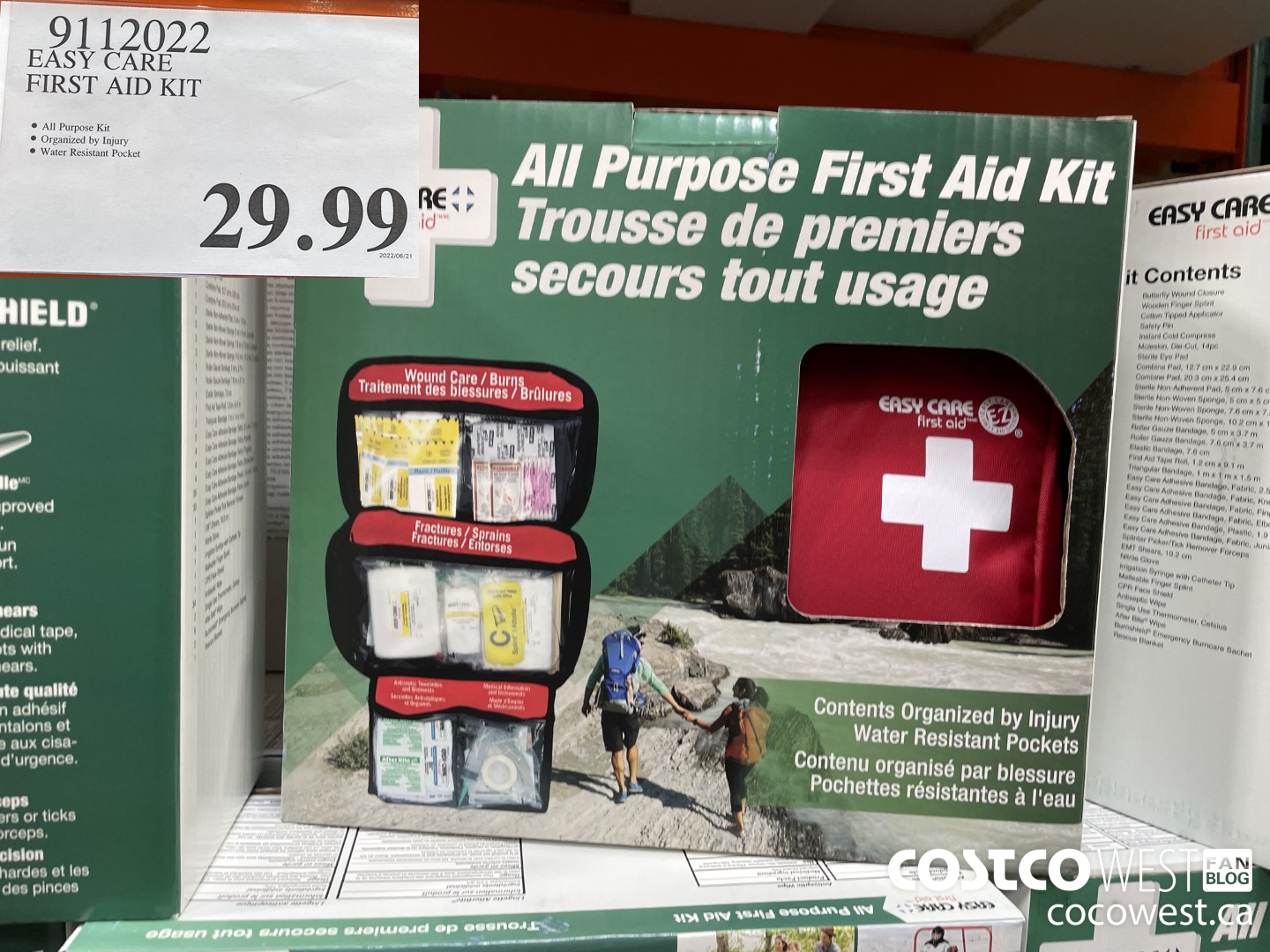 9112022 EASY CARE FIRST AID KIT $29.99