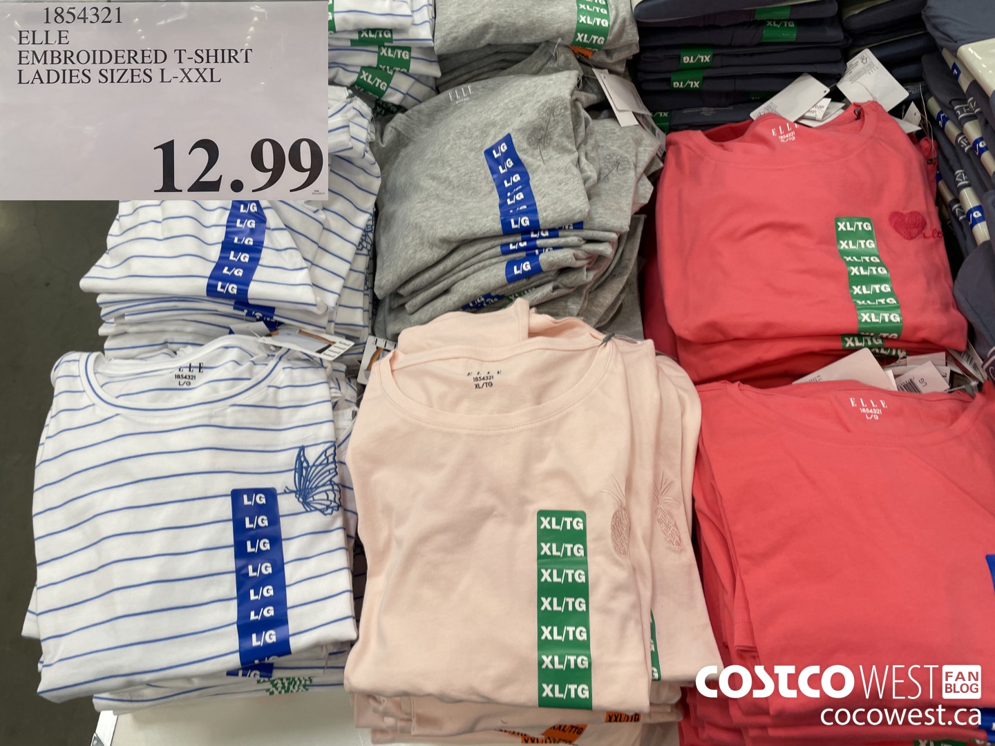 I spotted these 💯% cotton #LuckyBrand t-shirts at my local Costco