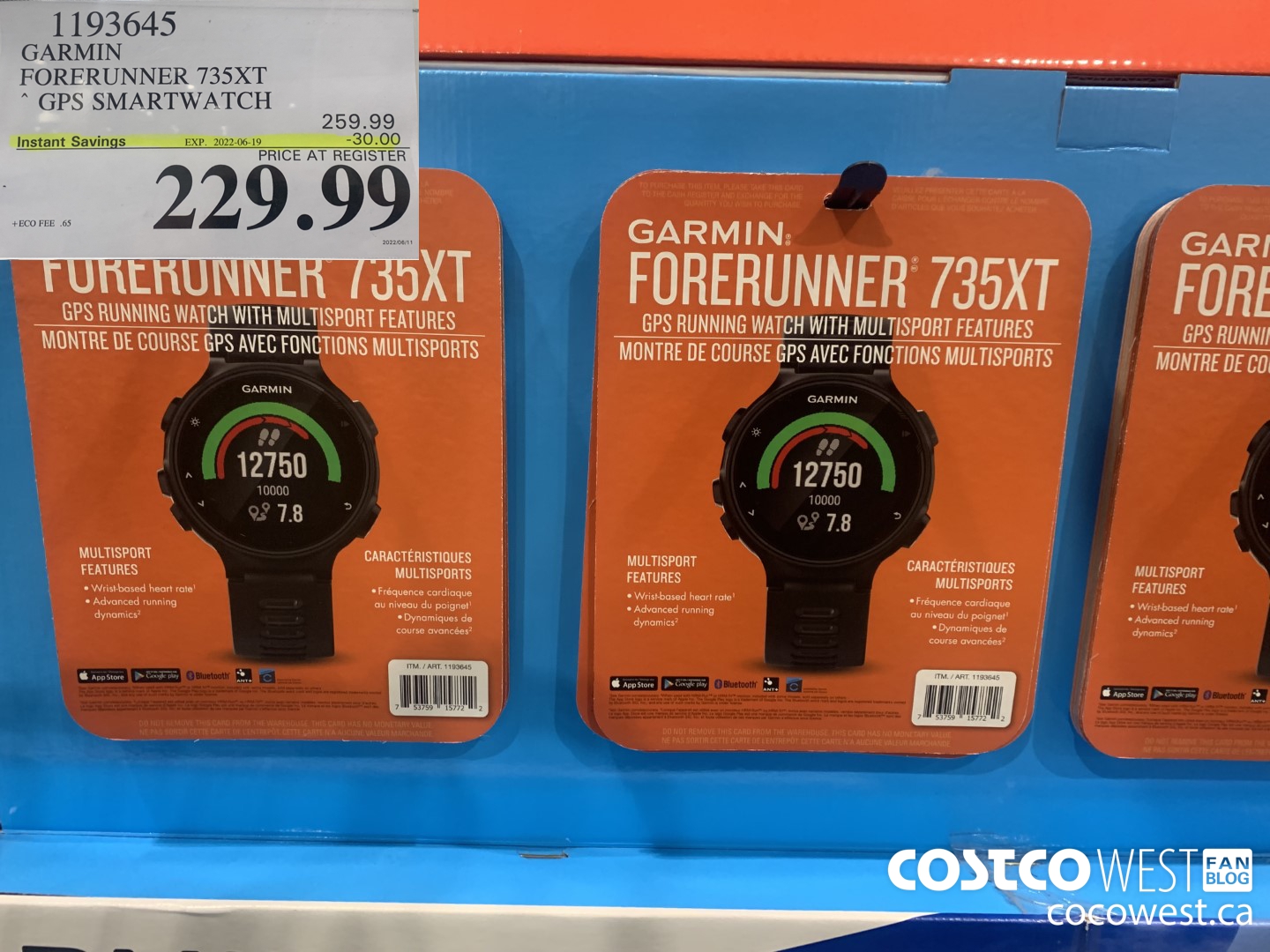 Montre gps course discount costco