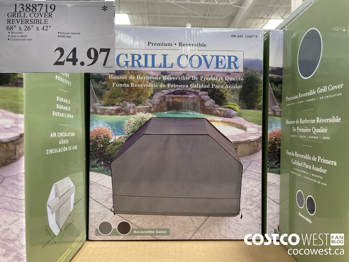 1388719 GRILL COVER REVERSIBLE 68