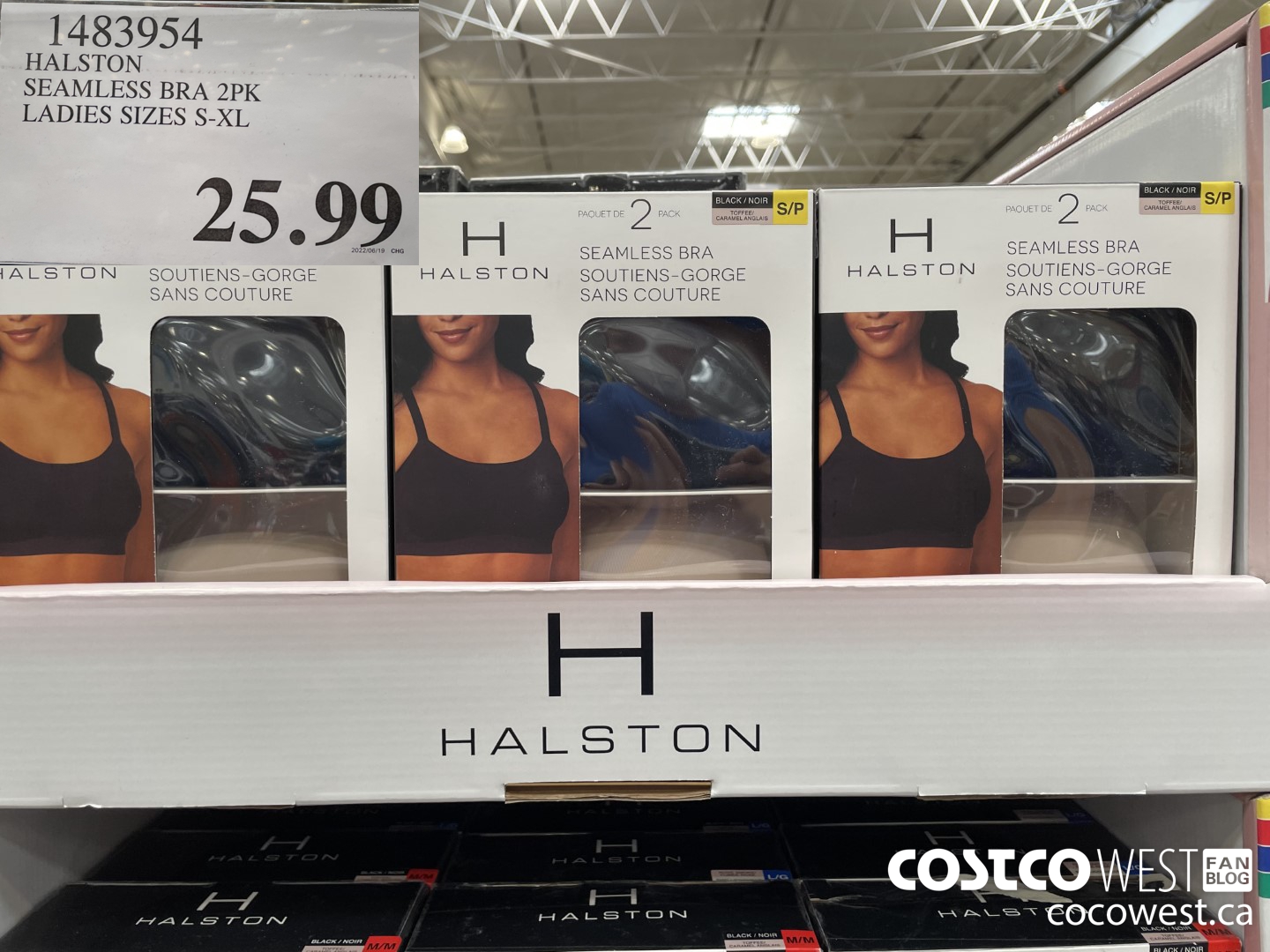 1483954 HALSTON SEAMLESS BRA 2PK LADIES SIZES S-XL $25.99