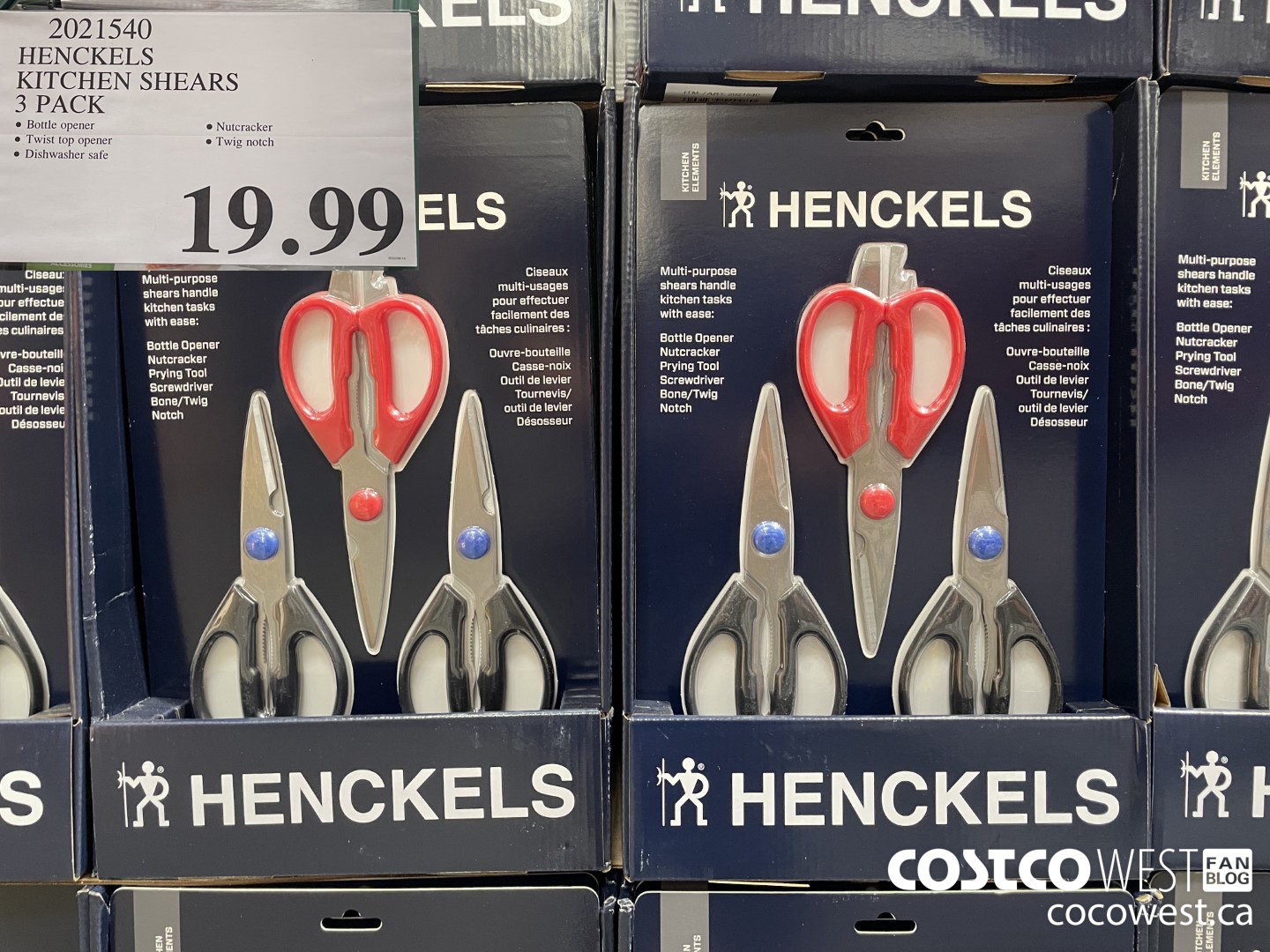 Costco] HENCKELS Multipurpose Detachable Kitchen Shears, 3-pack $29.99  (free shipping) - RedFlagDeals.com Forums