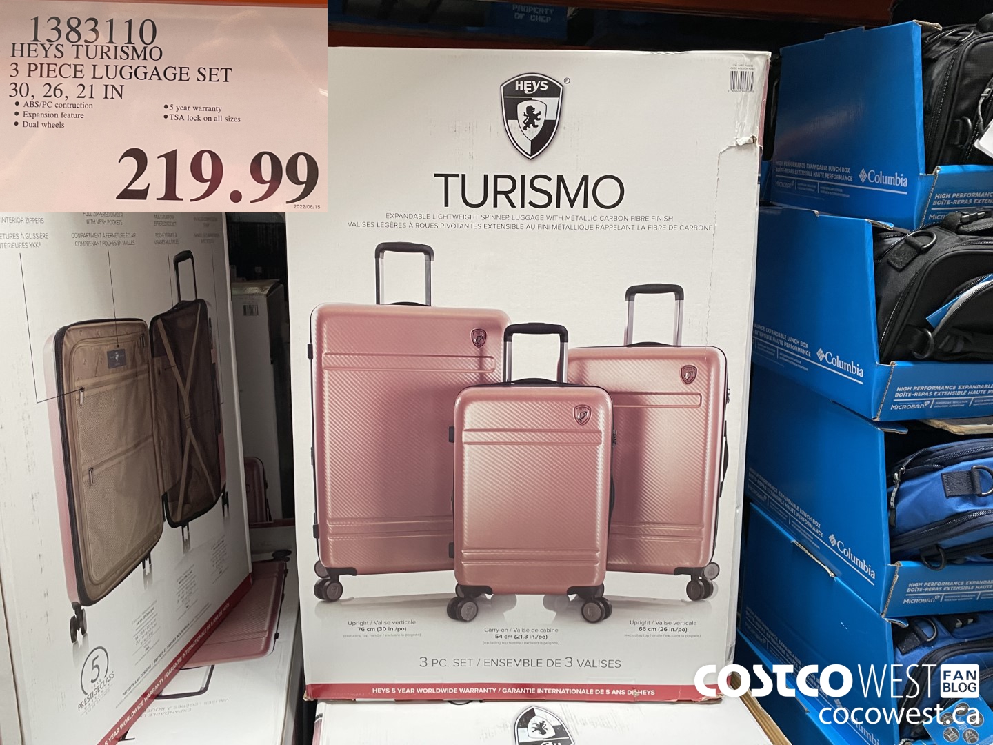 heys luggage costco