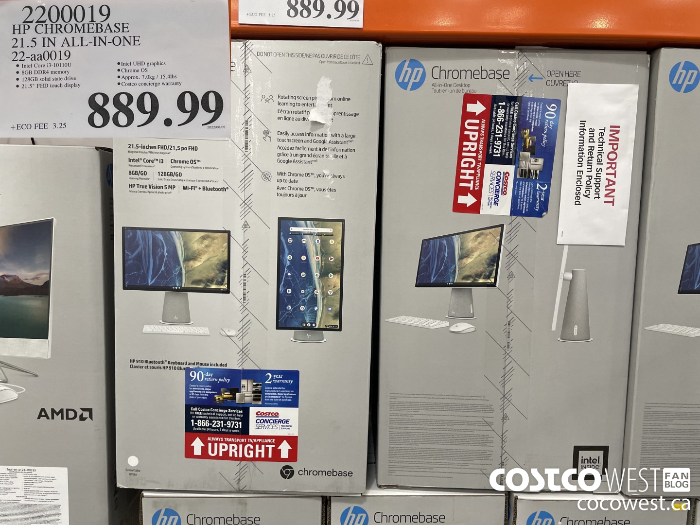 2200019 HP CHROMEBASE 21.5 IN ALL-IN-ONE 22-aa0019 $889.99