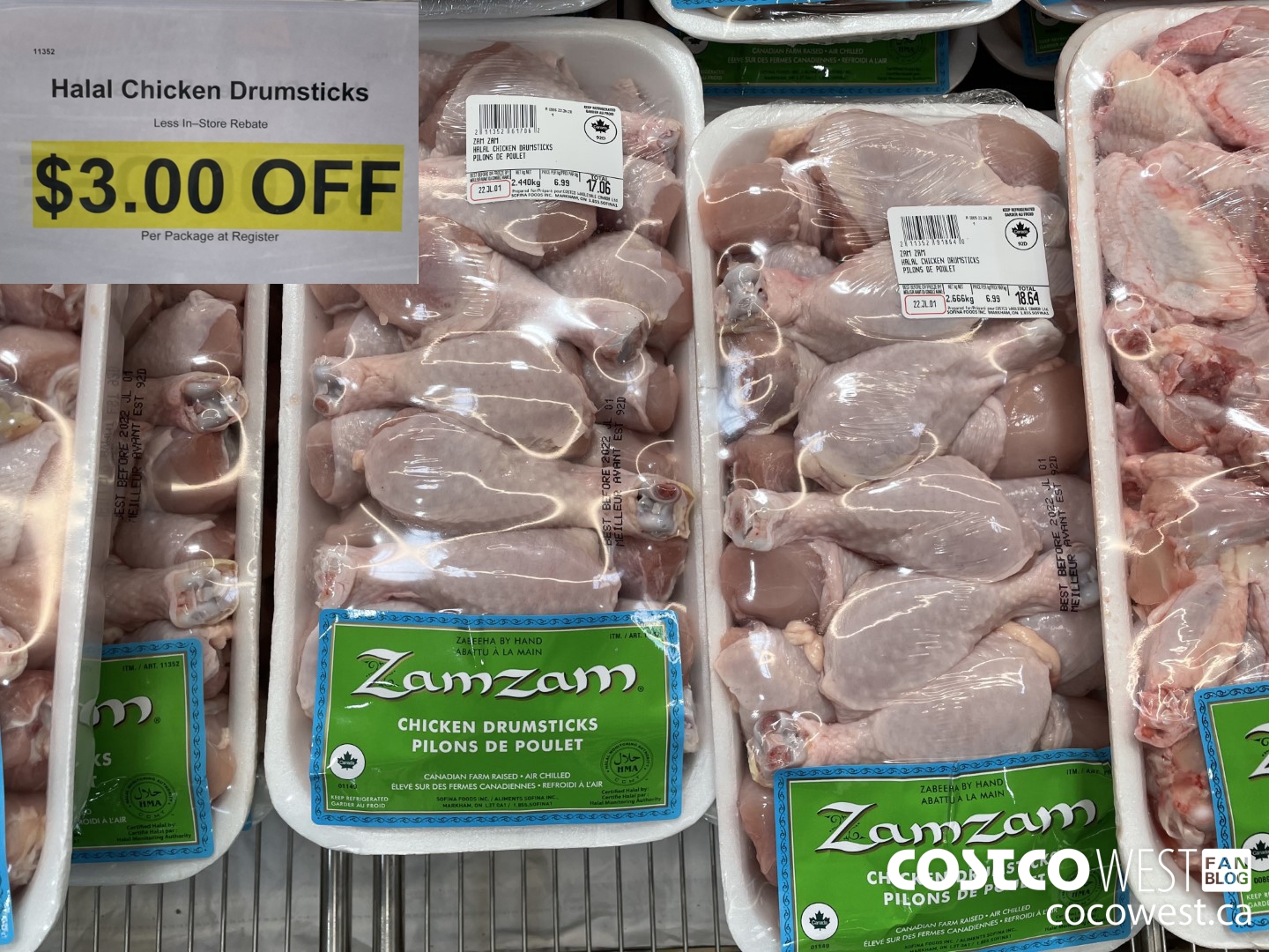 11352 Halal Chicken Drumsticks ($3.00 INSTANT SAVINGS)