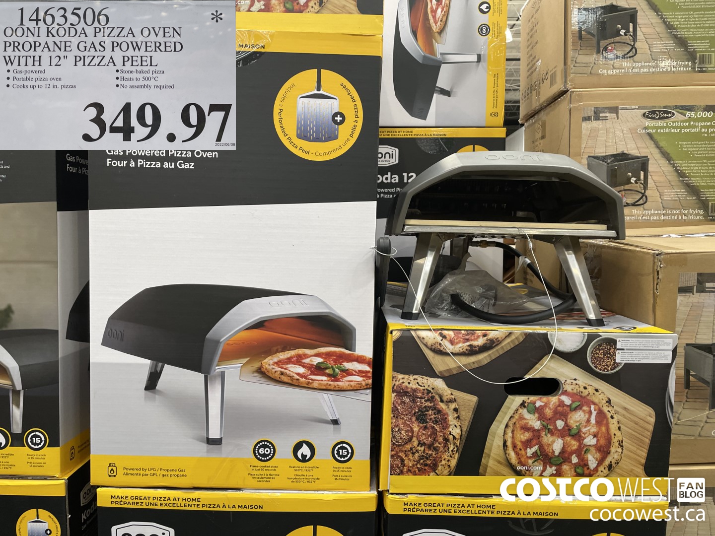 1463506 OONI KODA PIZZA OVEN PROPANE GAS POWERED WITH 12