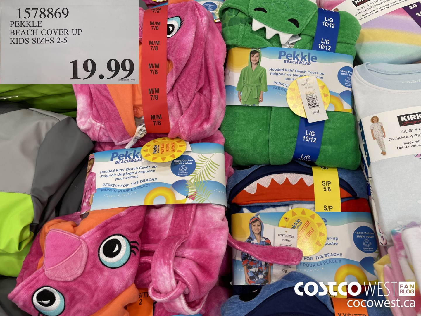 1578869 PEKKLE BEACH COVER UP KIDS SIZES 2-5 $19.99