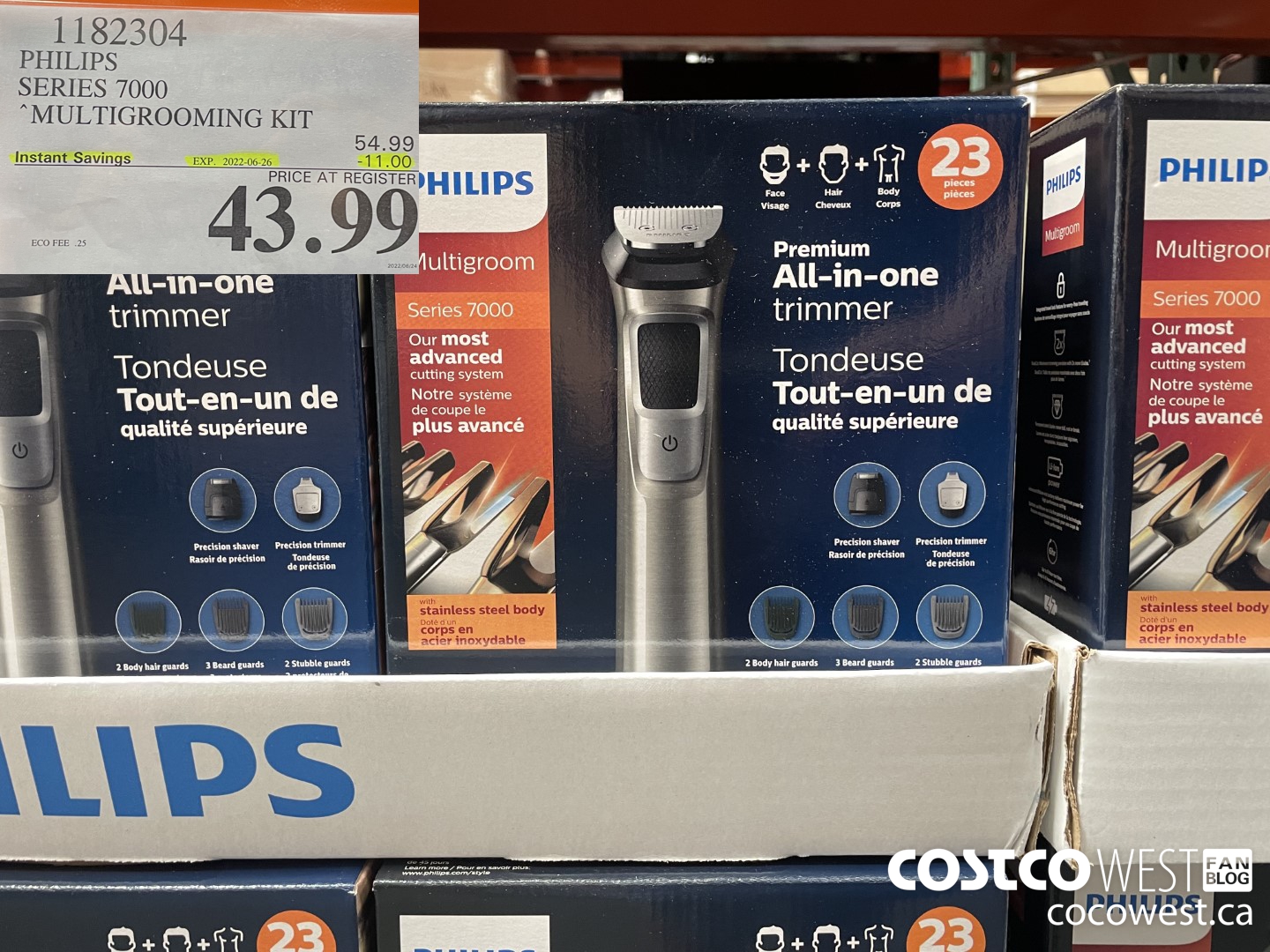 1182304 PHILIPS SERIES 7000 MULTIGROOMING KIT ($11.00 INSTANT SAVINGS EXPIRES ON 2022-06-26) $43.99