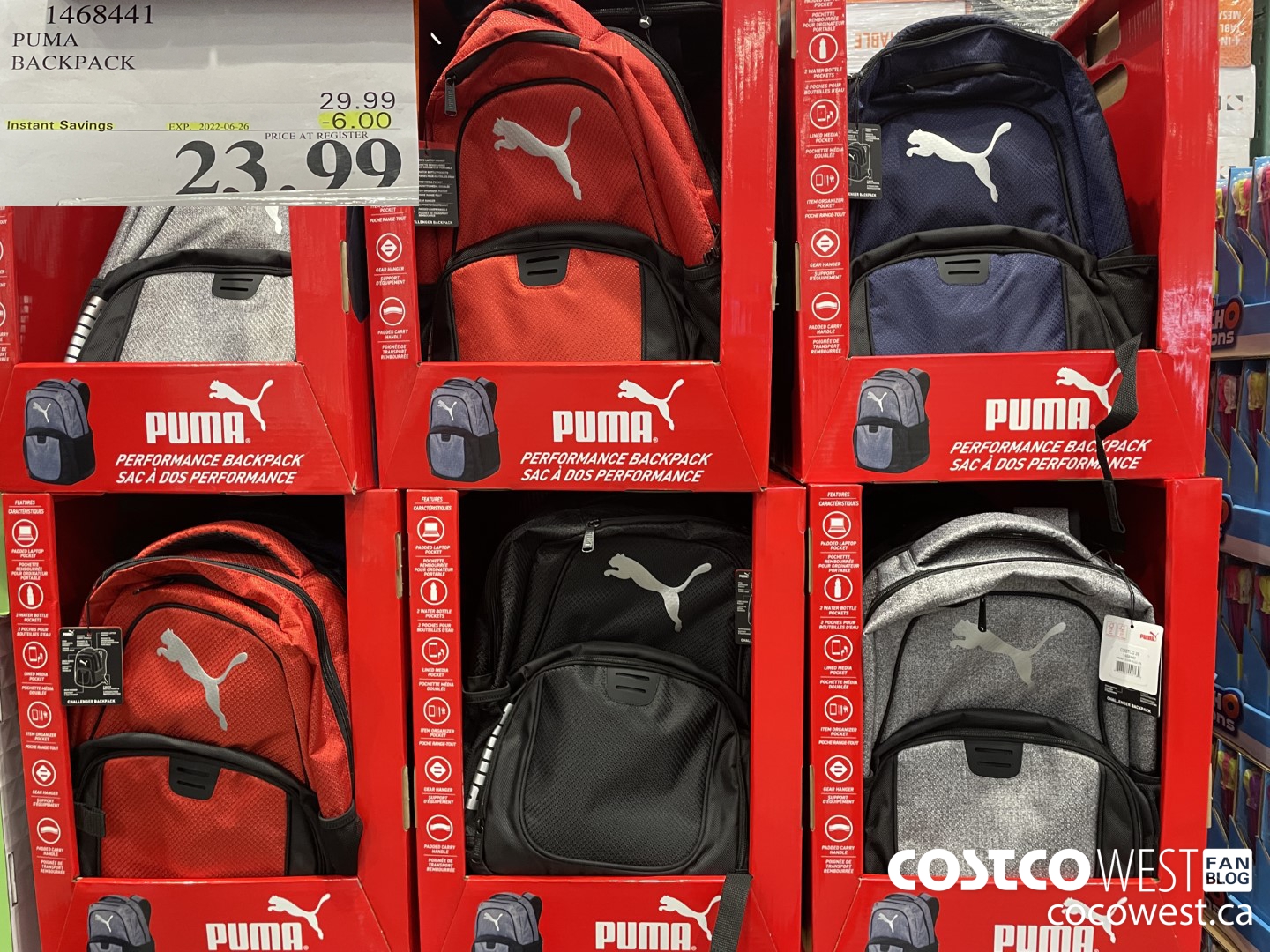 costco puma backpack