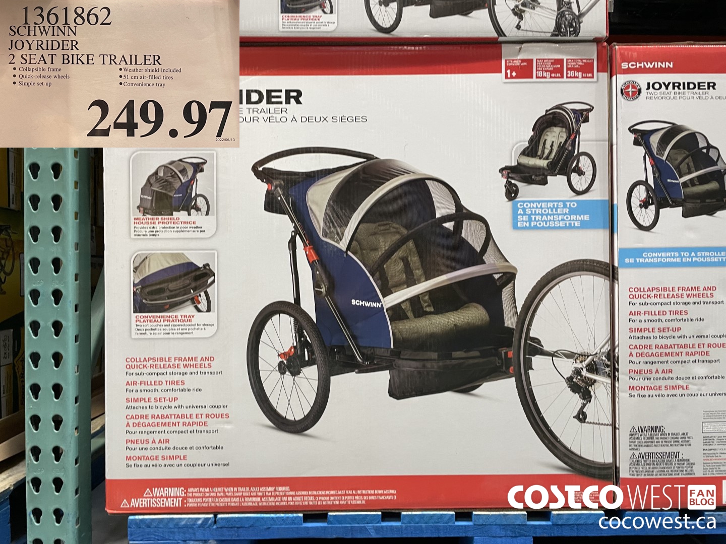 Bike trailer online costco