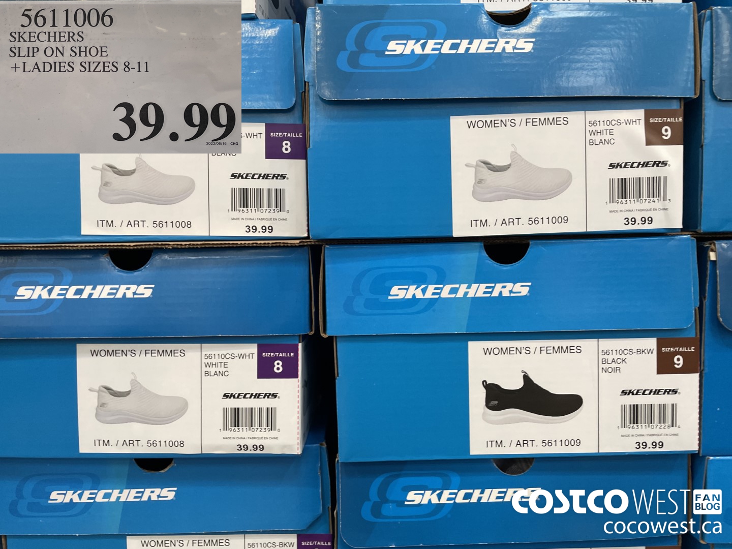 5611006 SKECHERS SLIP ON SHOE +LADIES SIZES 8-11  $39.99