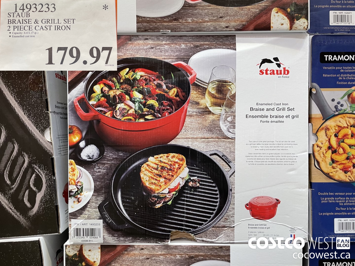 Costco Members: Staub 7 Quart Cast Iron Braise and Grill $199.99