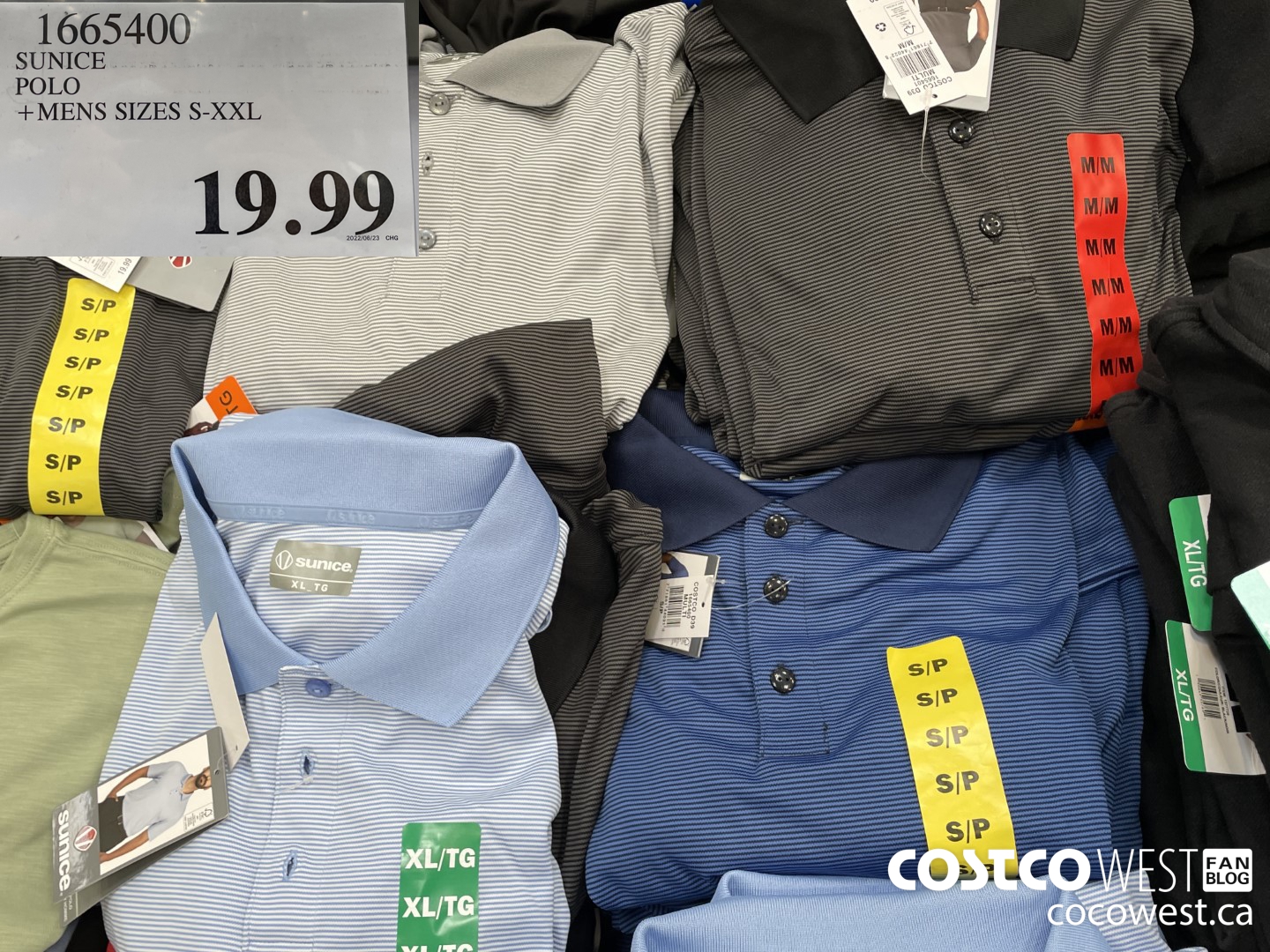 1665400 SUNICE POLO MENS SIZES S-XXL $19.99