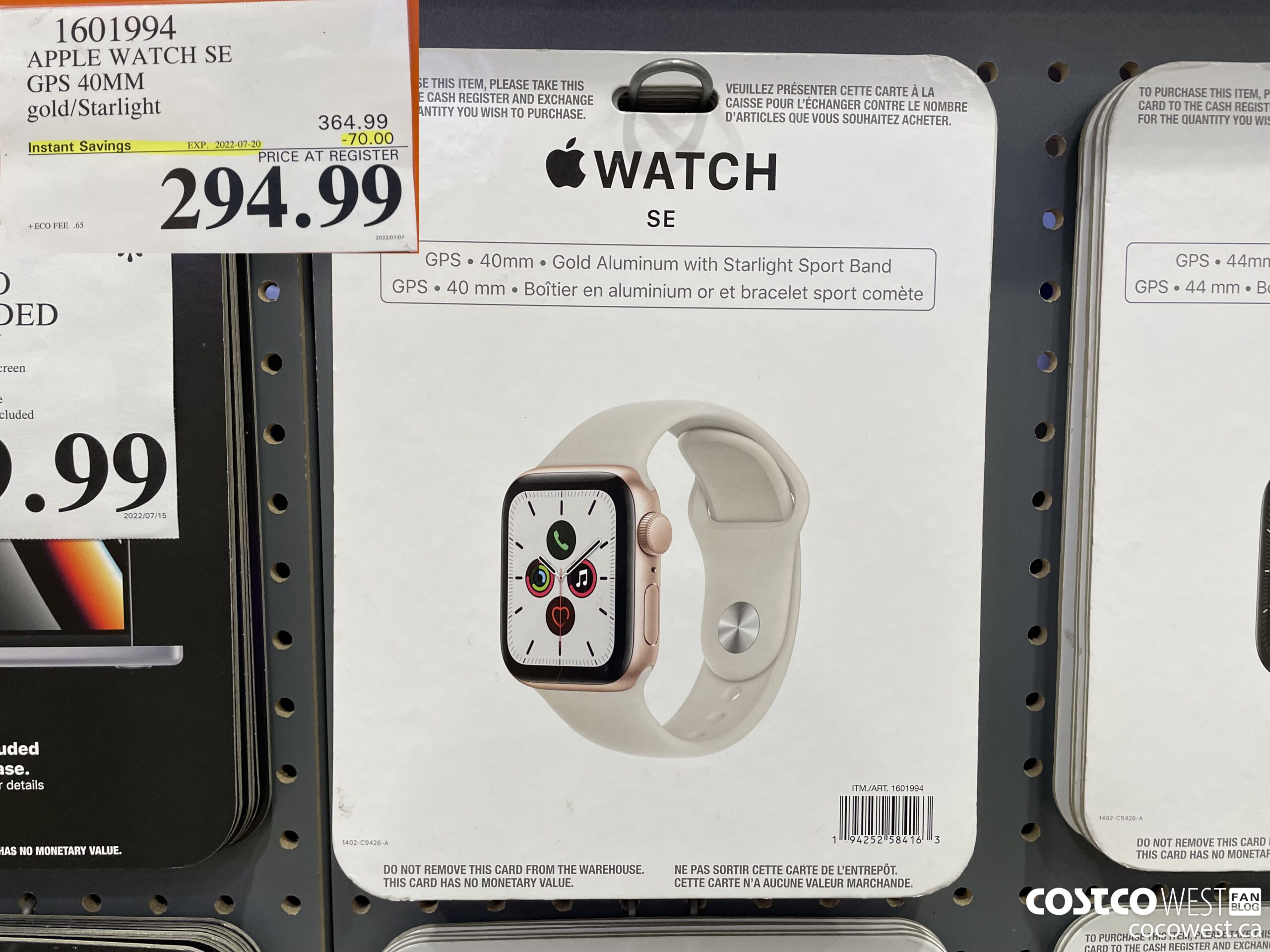 Costco apple watch rose store gold