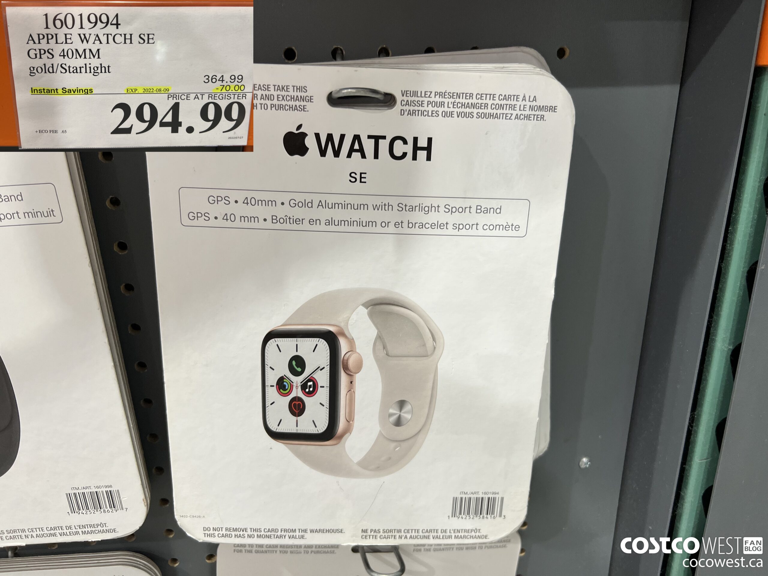 Apple watch best sale costco canada