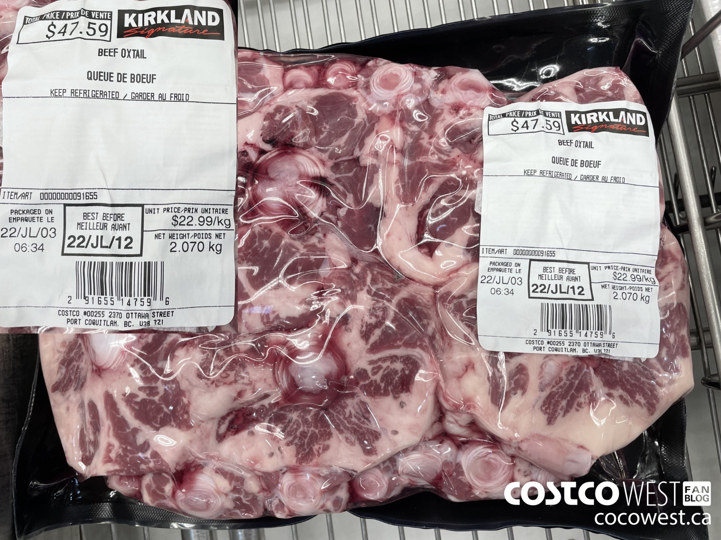 91655 BEEF OXTAIL $22.99