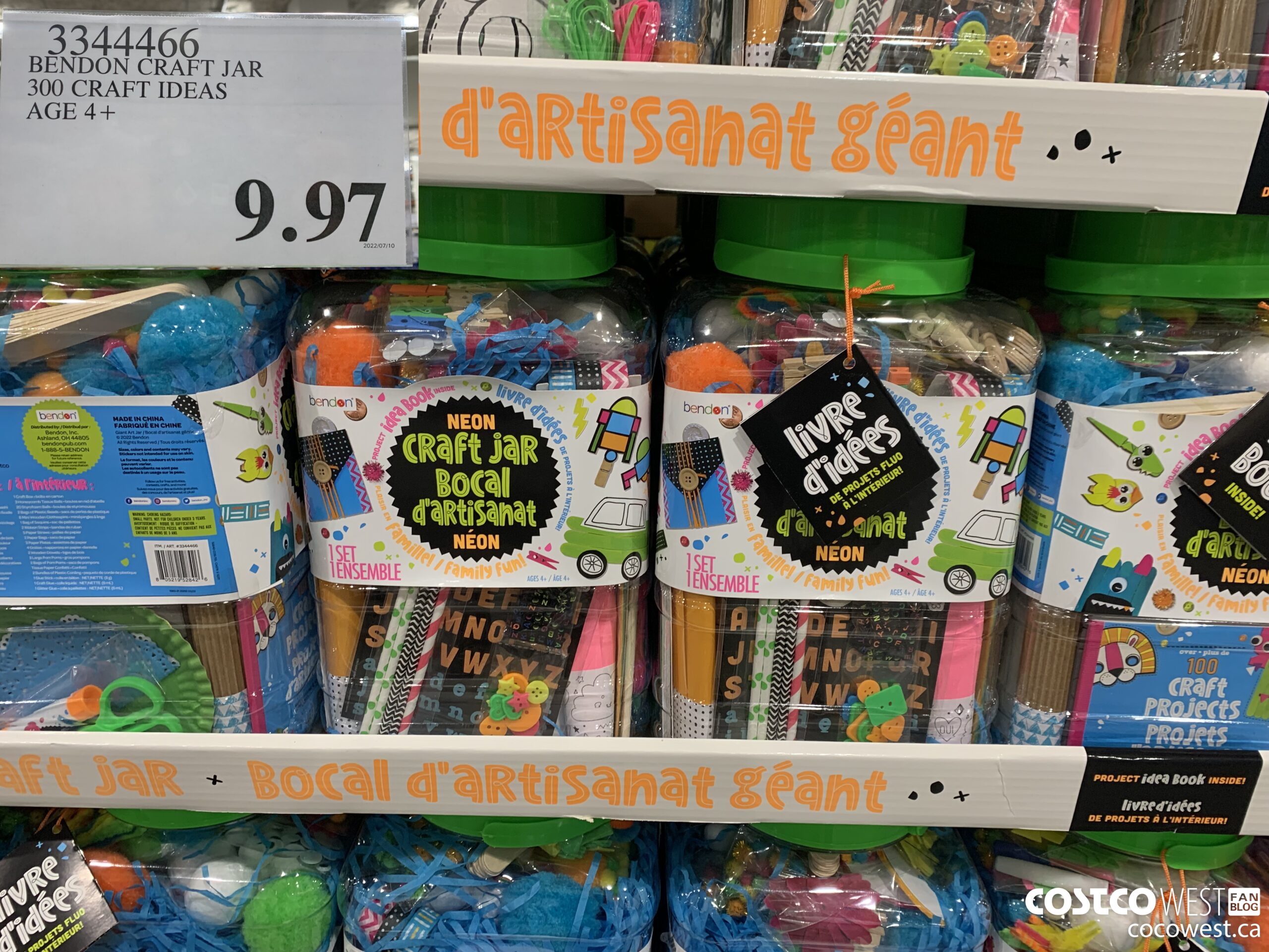 3344466 BENDON CRAFT JAR 300 CRAFT IDEAS AGE 4+ $9.97