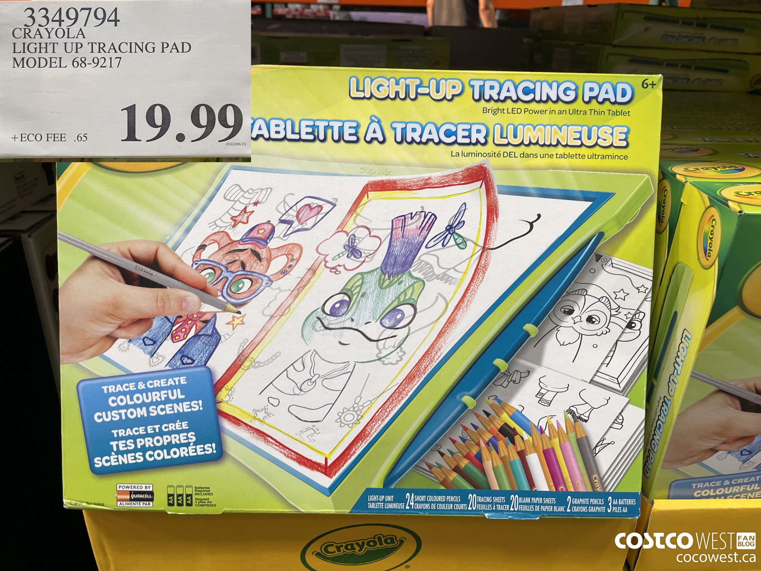 4349794 CRAYOLA ULTIMATE LIGHT BOARD MODEL 69 3949 22 99 - Costco East Fan  Blog