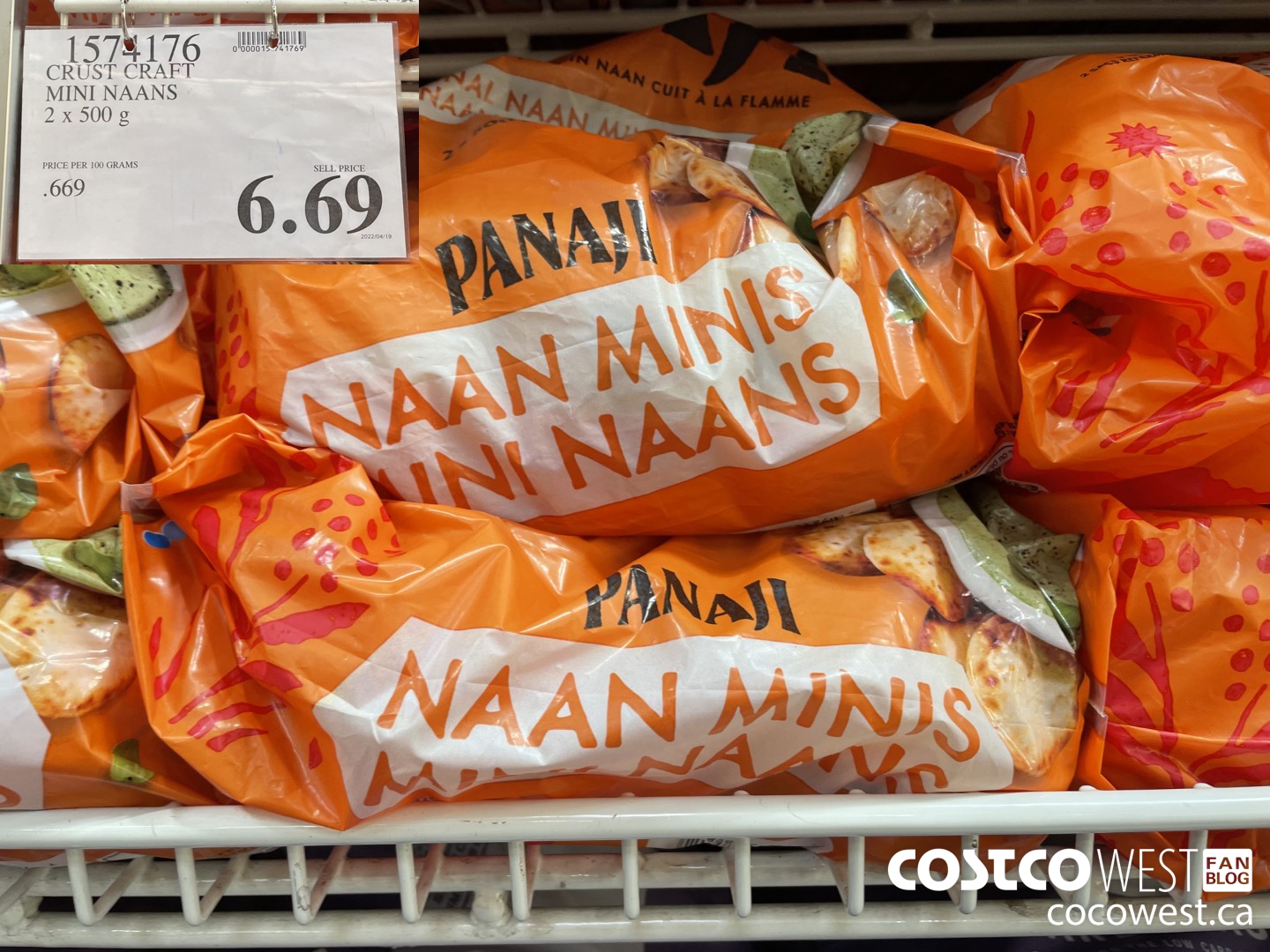 1574176 CRUST CRAFT MINI NAANS 2 x 500 g $6.69