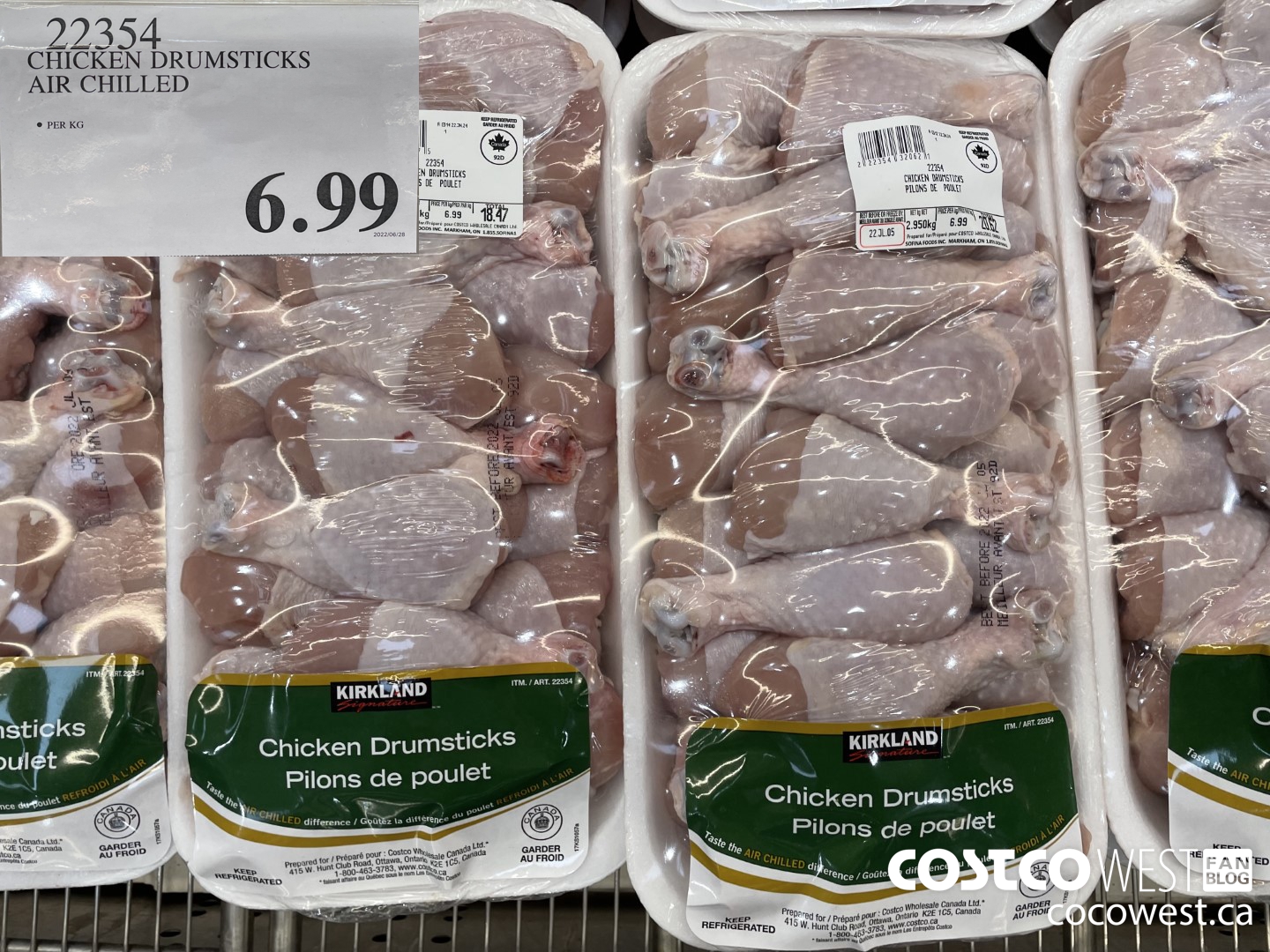 22354 Chicken Drumsticks AIR CHILLED $6.99