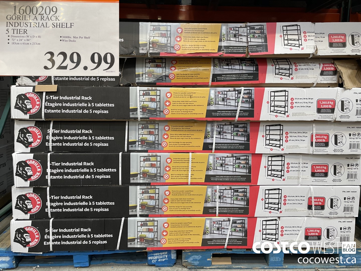 Costco] Gorilla Rack 5-tier Industrial Rack $240 - RedFlagDeals.com Forums