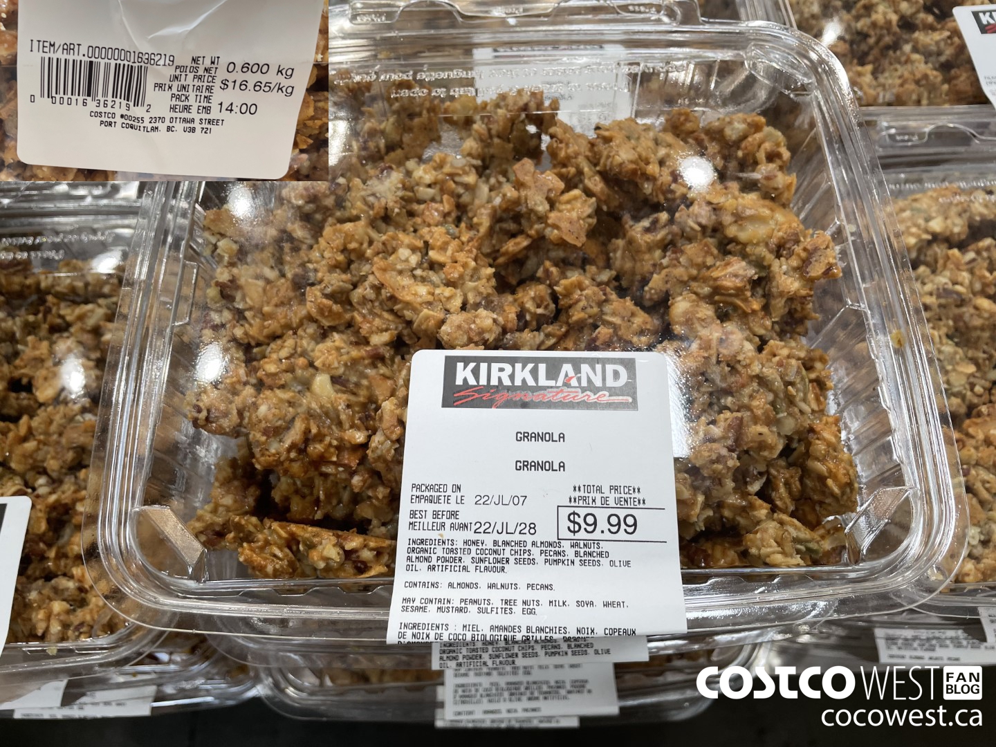 1636219 GRANOLA $9.99