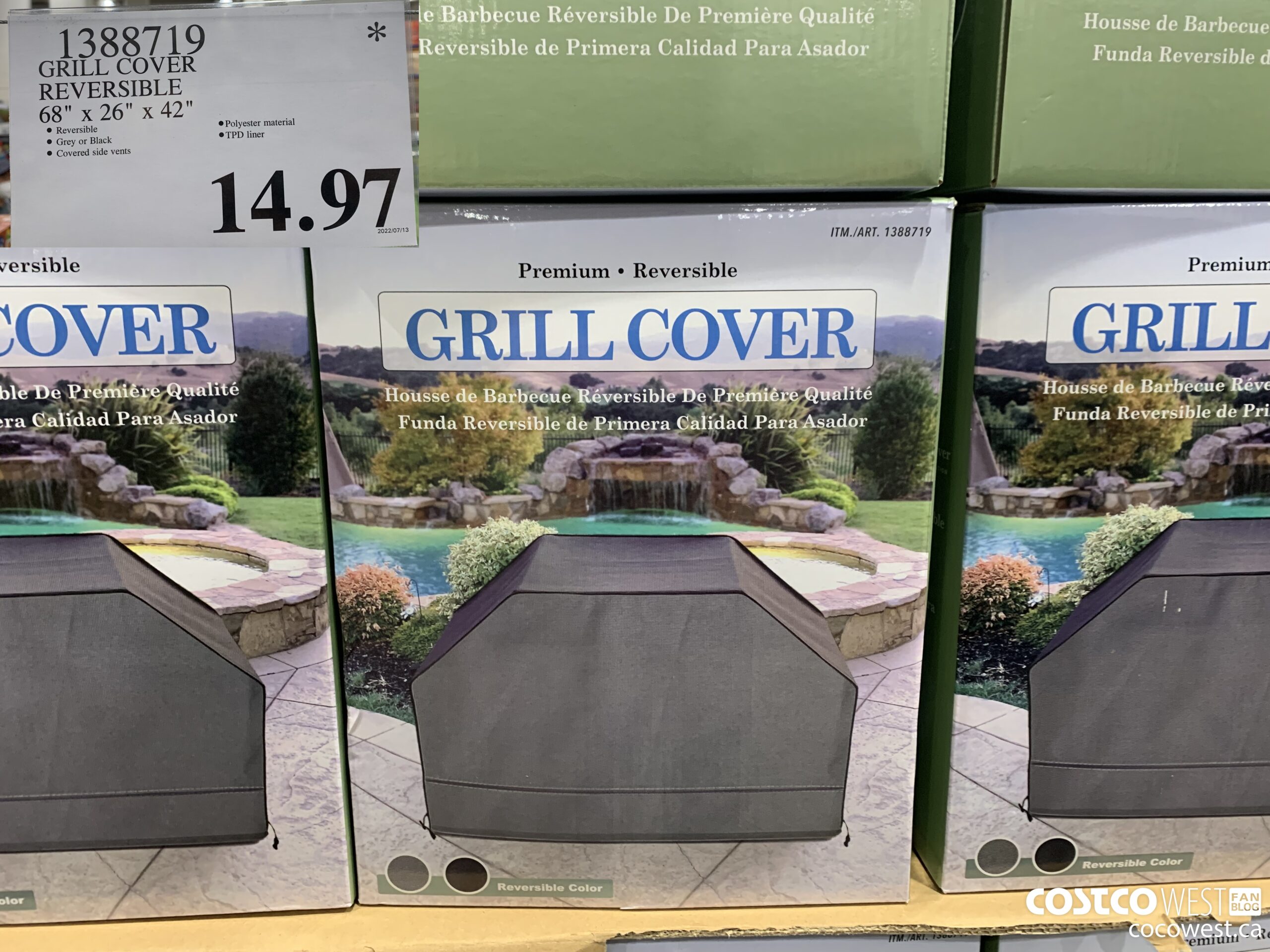 1388719 GRILL COVER REVERSIBLE 68
