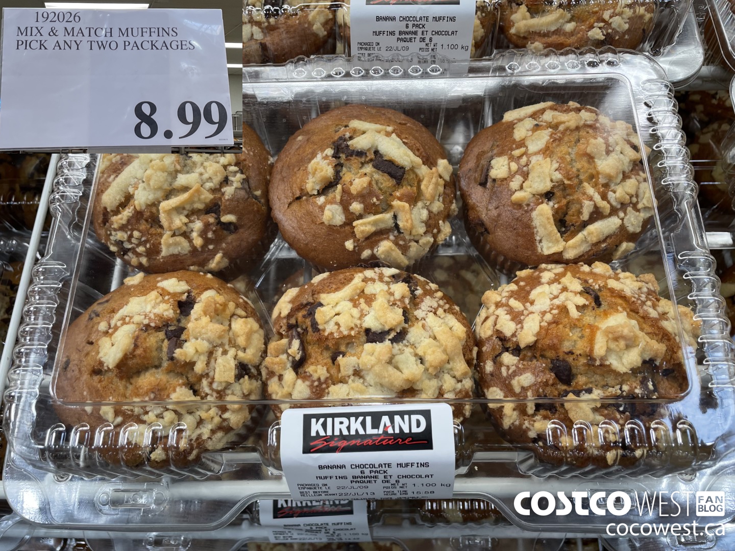 192026 MIX & MATCH MUFFINS PICK ANY TWO PACKAGES $8.99