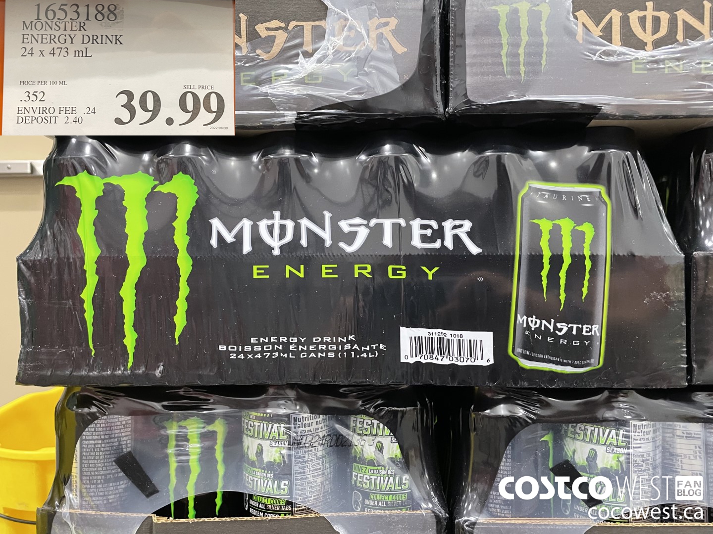 Monster Energy Drink 24 x 473 mL