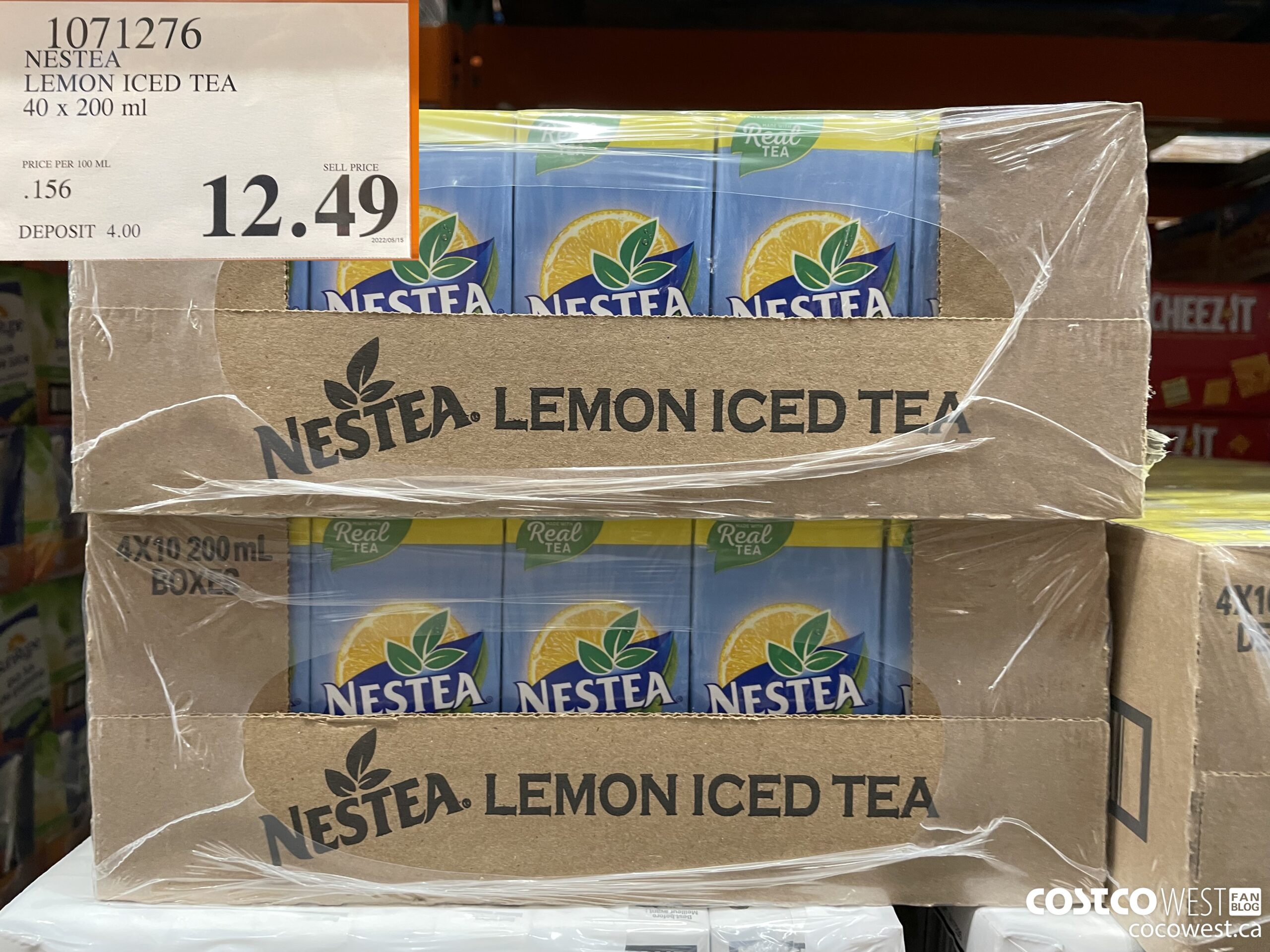 1071276 NESTEA LEMON ICED TEA 40 X 200 ML $12.49