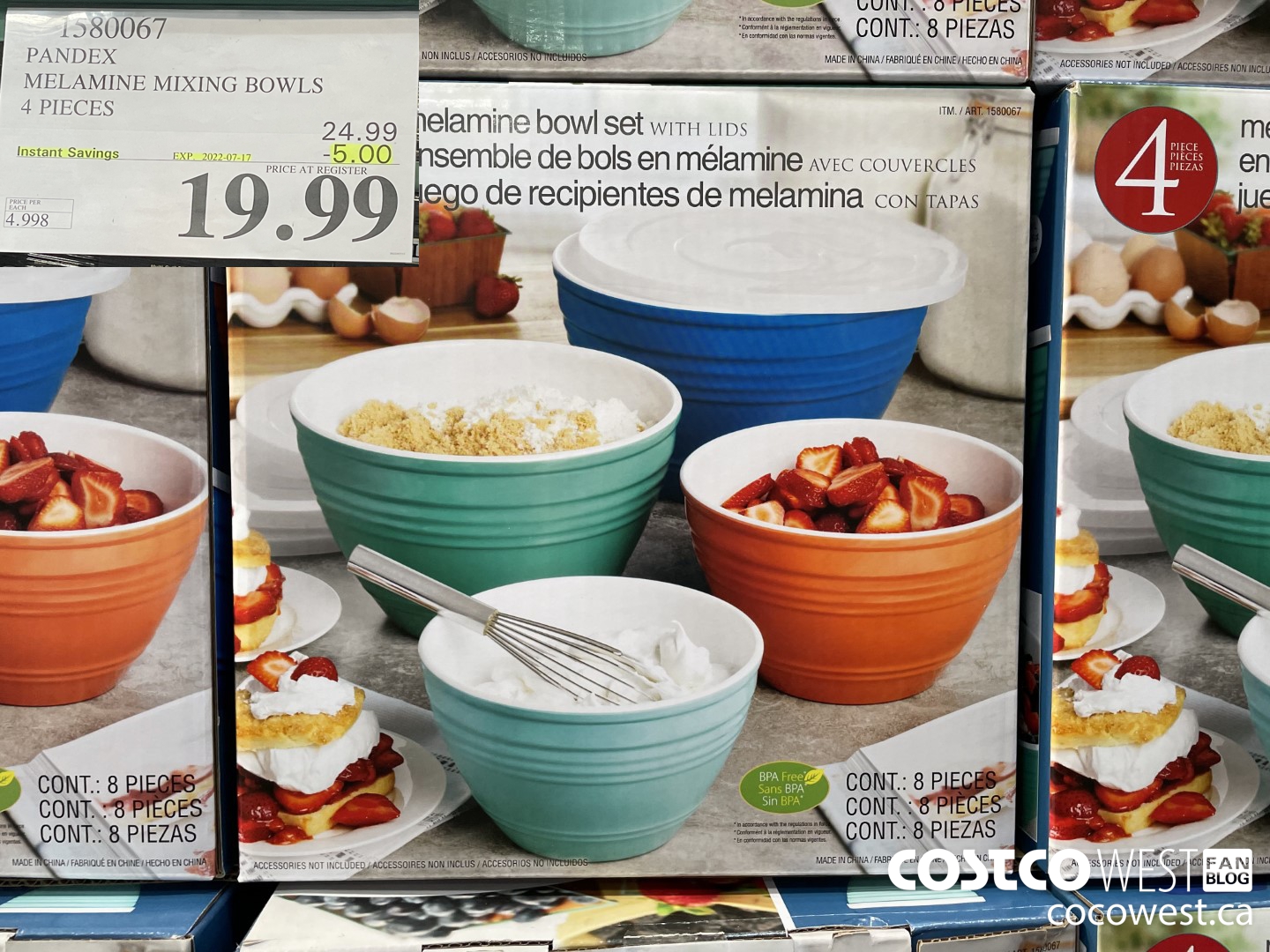 1609656 SIGNATURE HOUSEWARES BOWLS SET OF 6 18 99 - Costco East Fan Blog