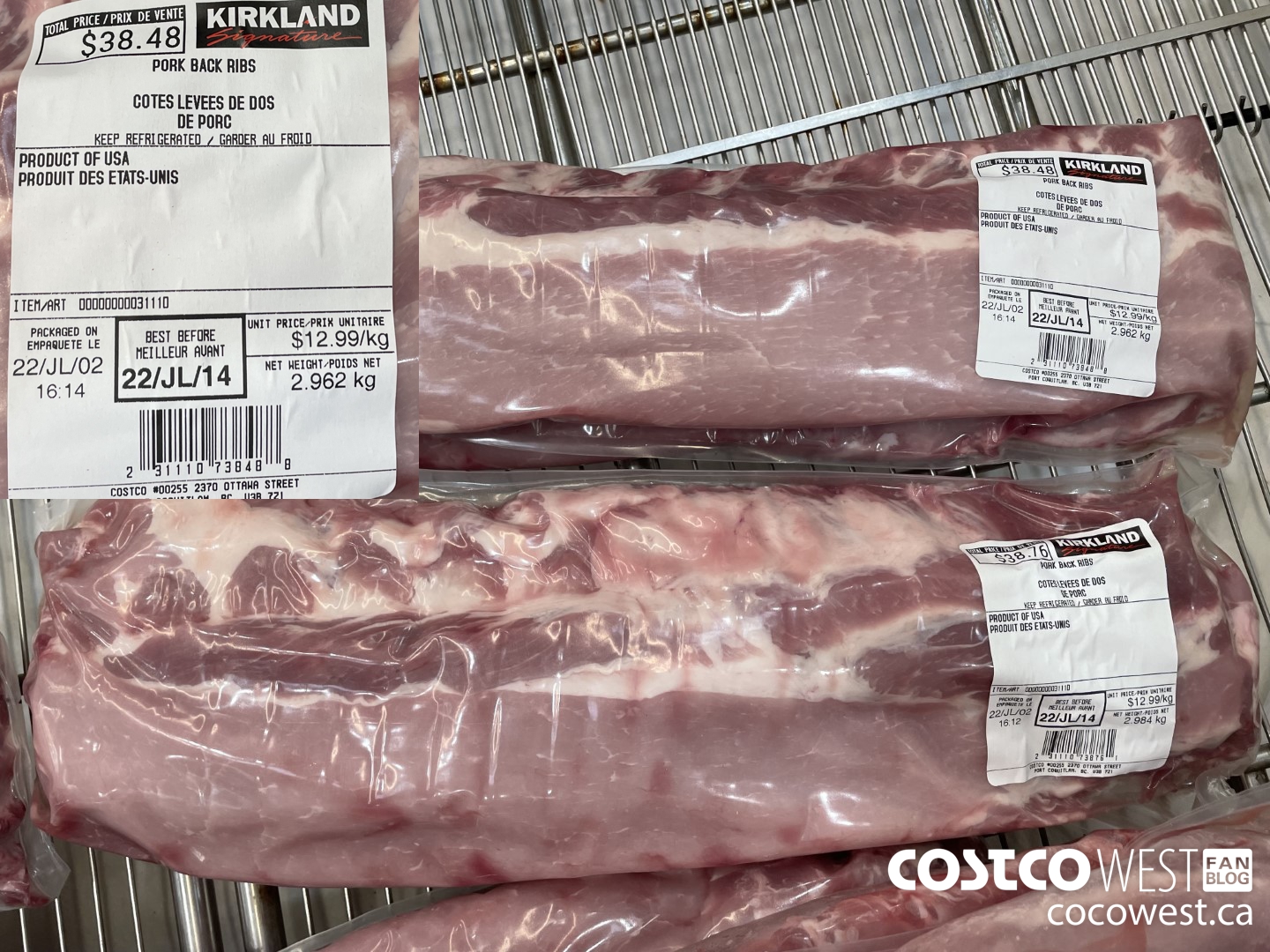 31110 PORK BACK RIBS $12.99