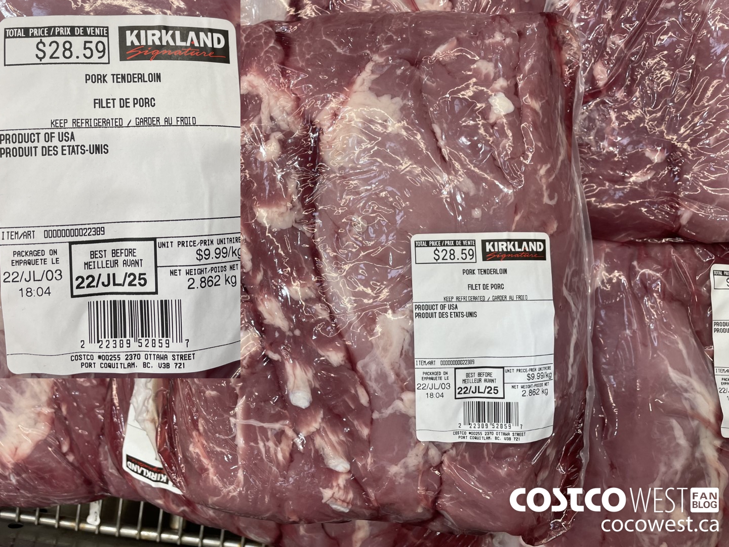Costco Canada pork