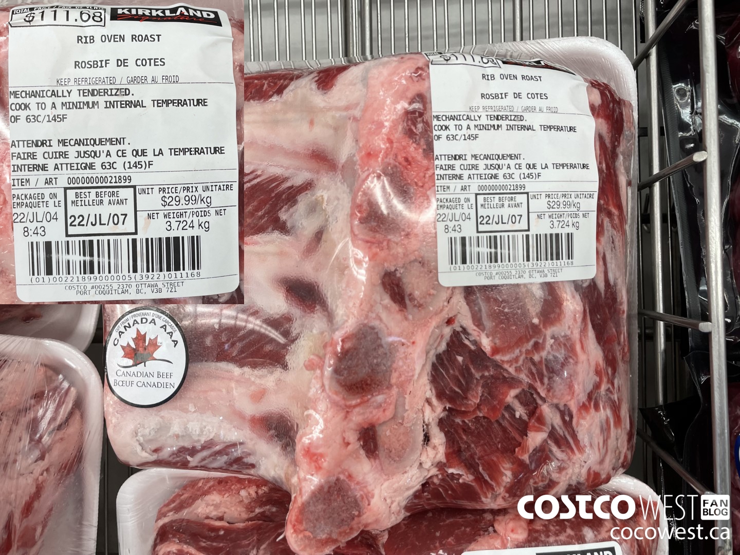 21899 RIB OVEN ROAST $29.99