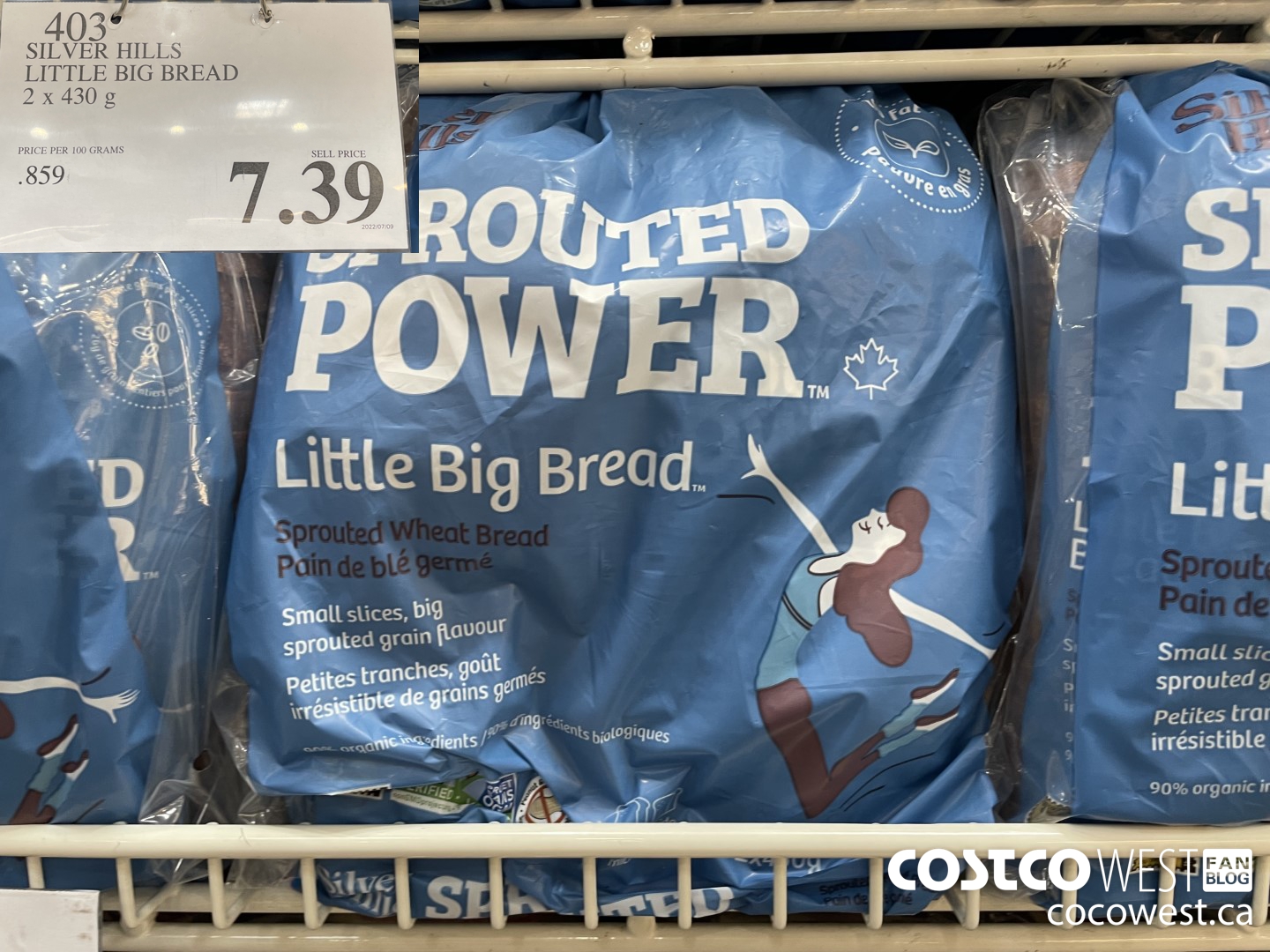 403 SILVER HILLS LITTLE BIG BREAD 2 x 430 g $7.39