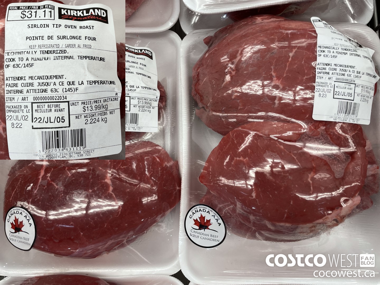 22034 SIRLOIN TIP OVEN ROAST $13.99