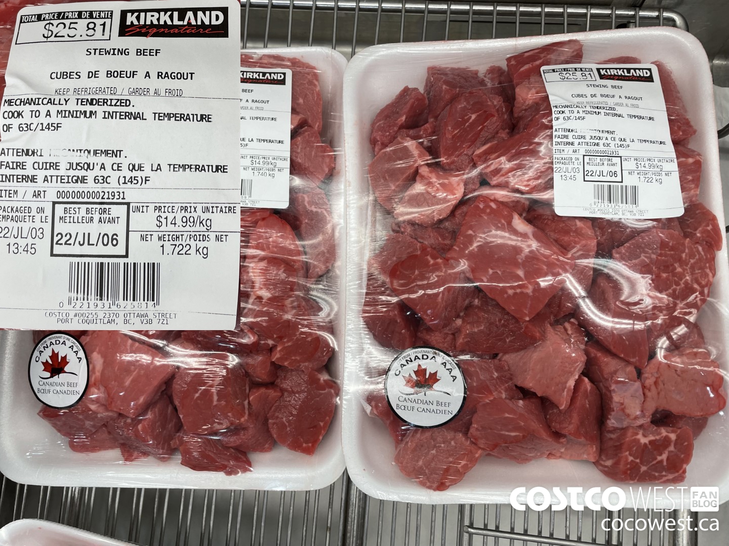 21931 STEWING BEEF $14.99