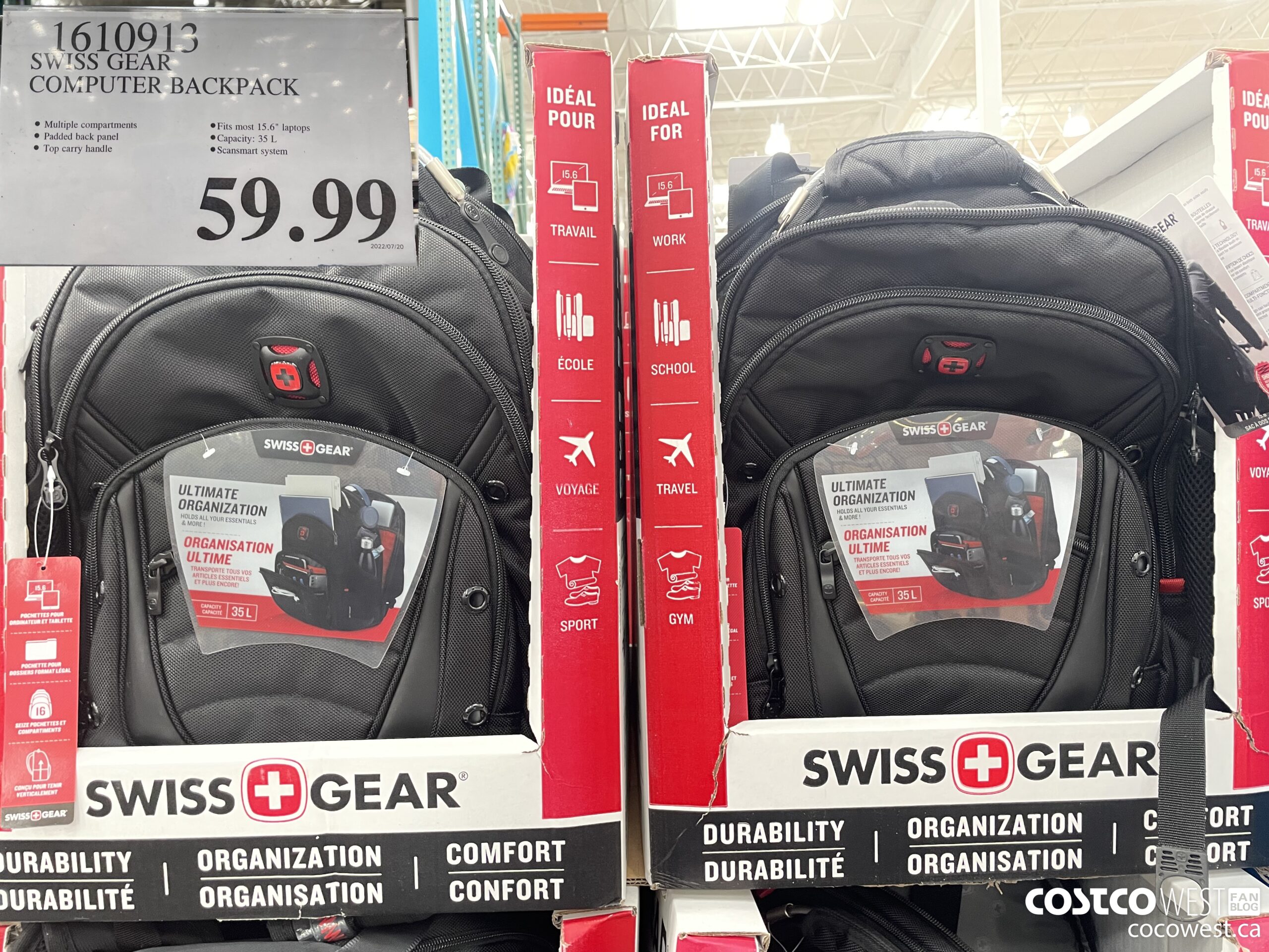 Costco swiss shop army backpack