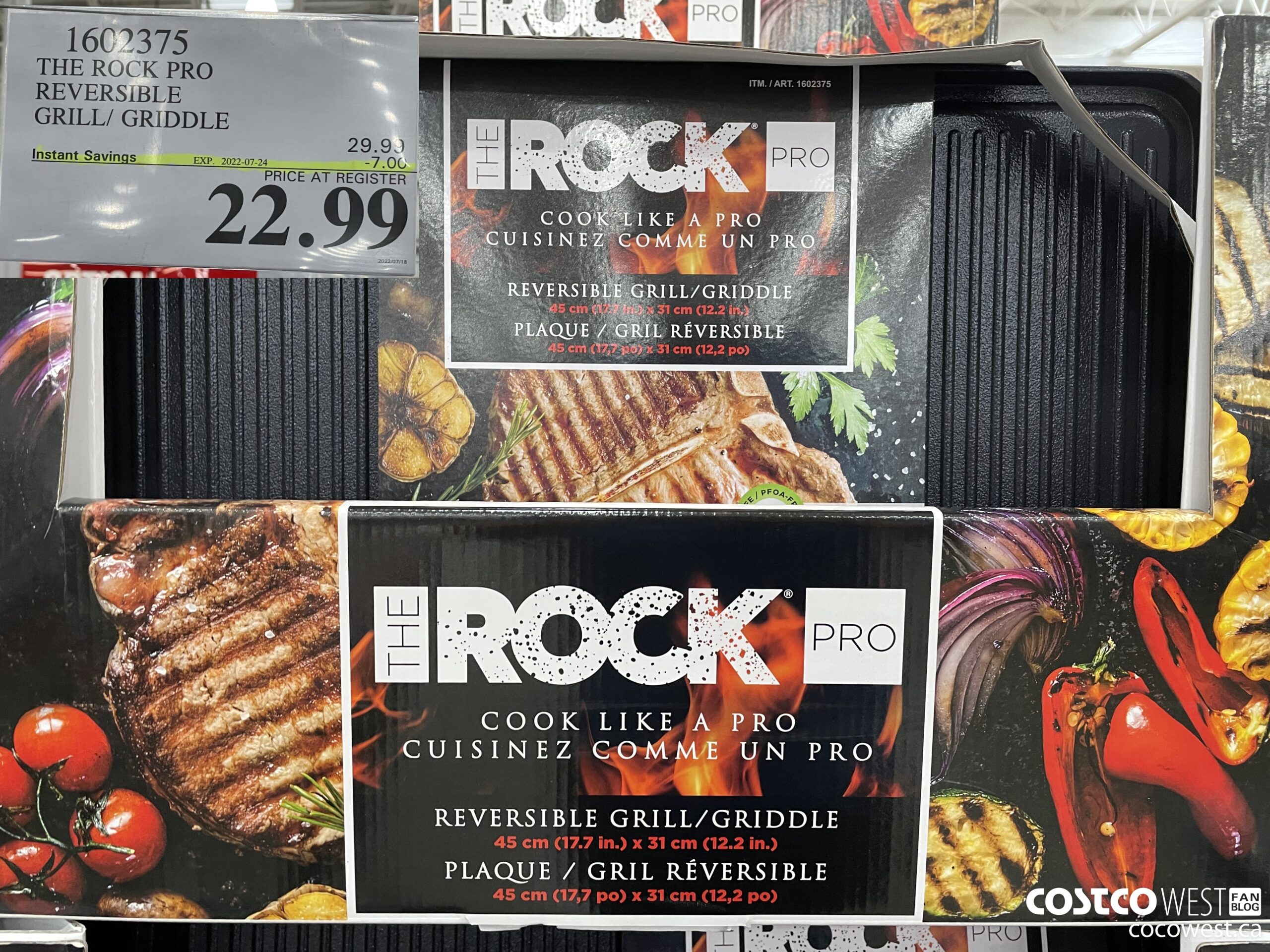 Costco Deals - The rock reversible grill #diecast