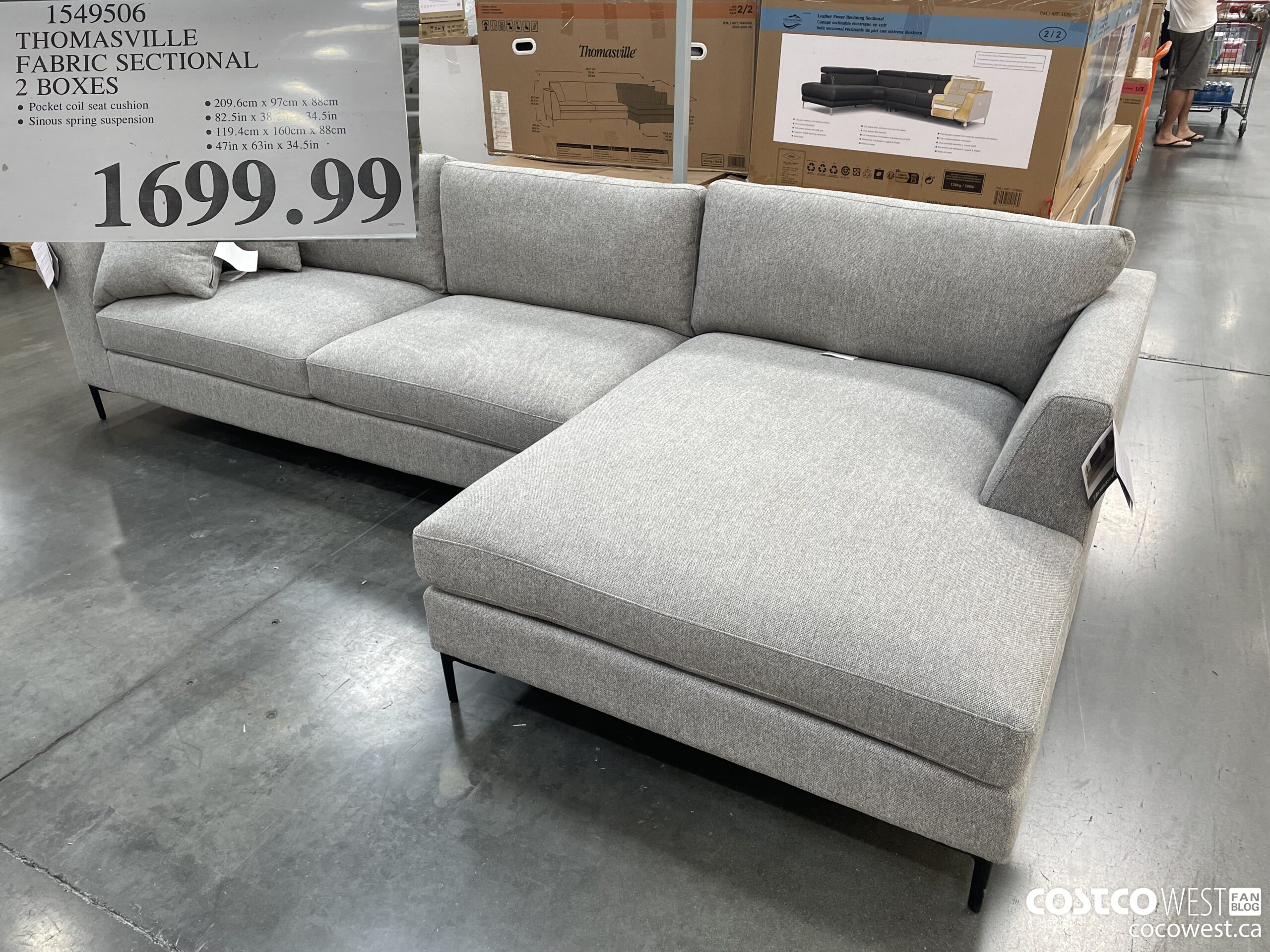 Costco 2022 Summer Superpost Seasonal Furniture Back To School   THOMASVILLE FABRIC SECTIONAL 2 BOXES 20220726 94574 Scaled 