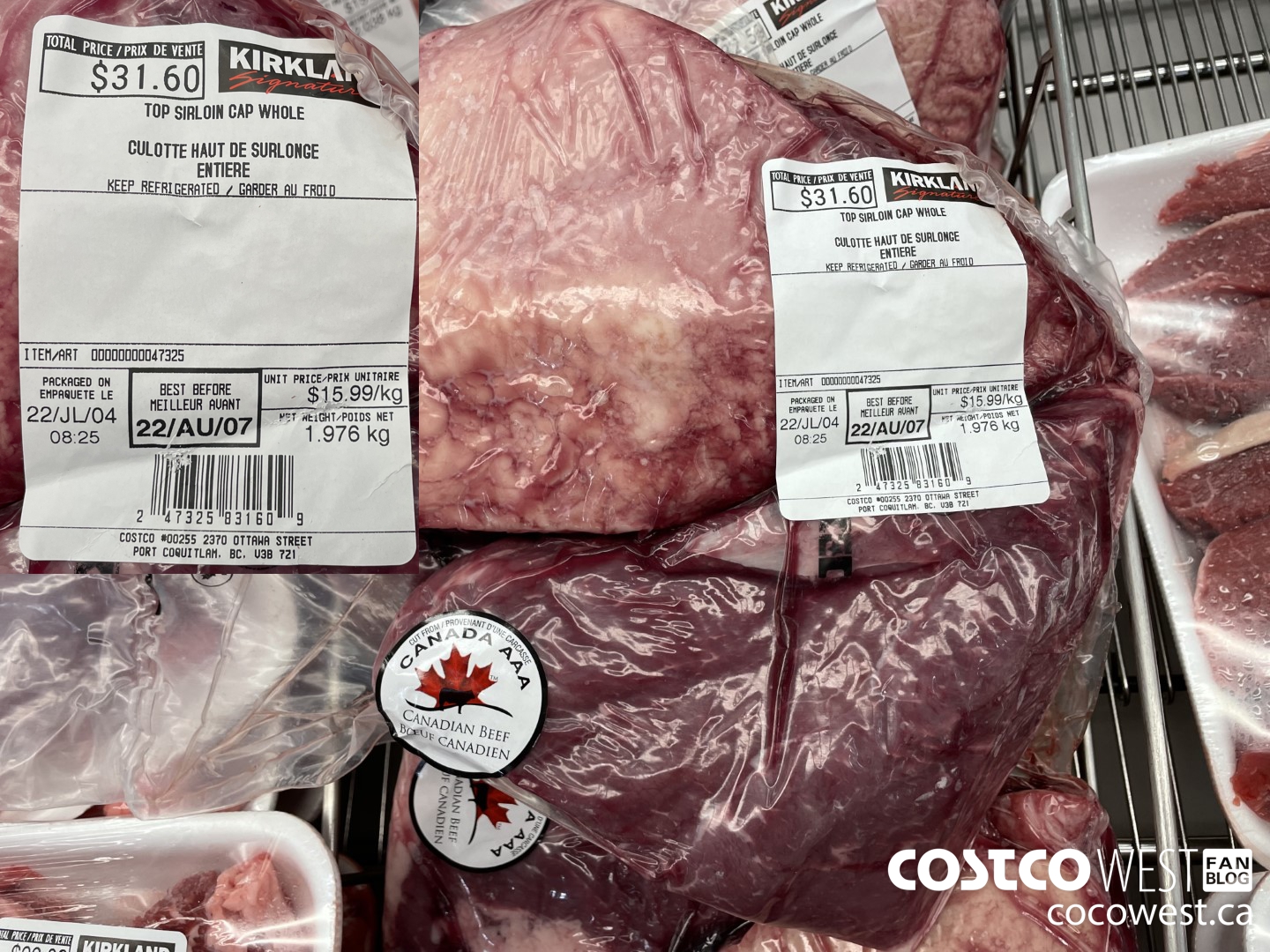 47325 TOP SIRLOIN CAP WHOLE $15.99