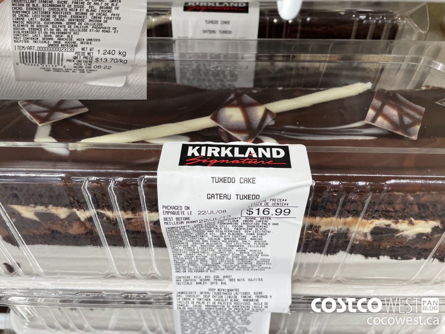 23133 TUXEDO CAKE $16.99