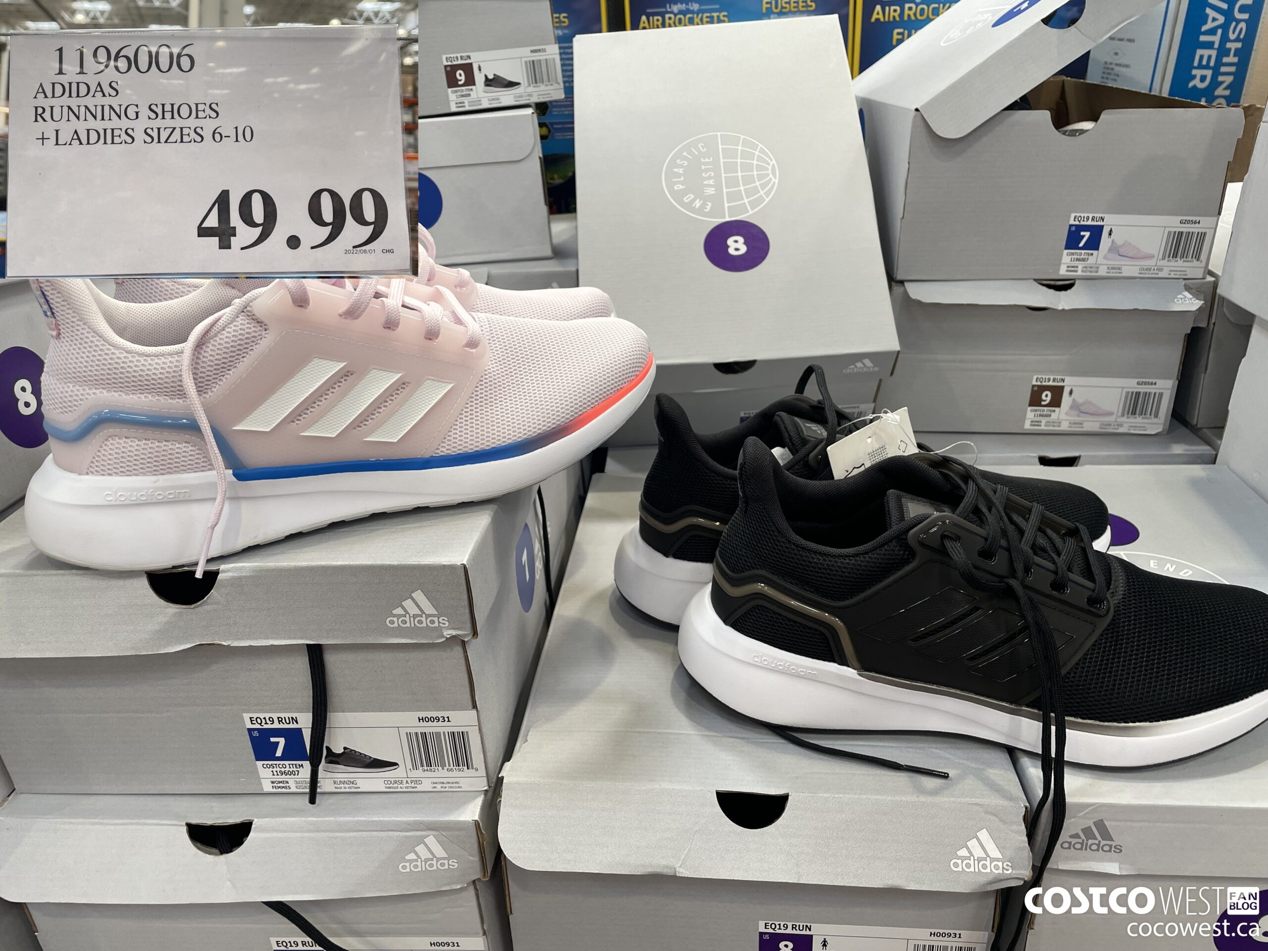 1196006 ADIDAS RUNNING SHOES LADIES SIZES 6-10 $49.99