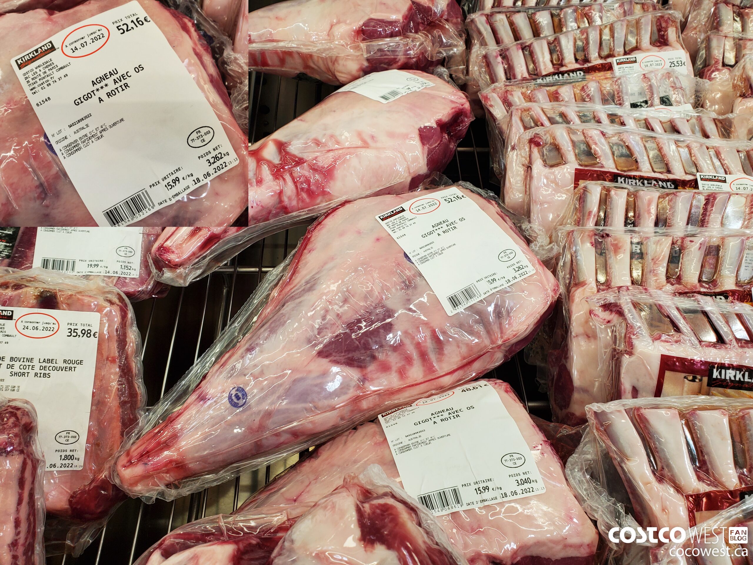 61548 AGNEAU GIGOT AVEC OS A ROTIR $15.99